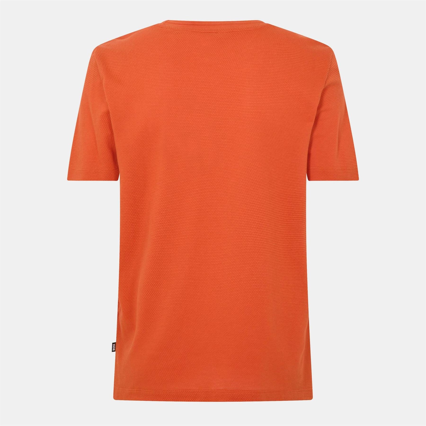 Boss Tiburt Bubble Structure Cotton Short Sleeve T-Shirt