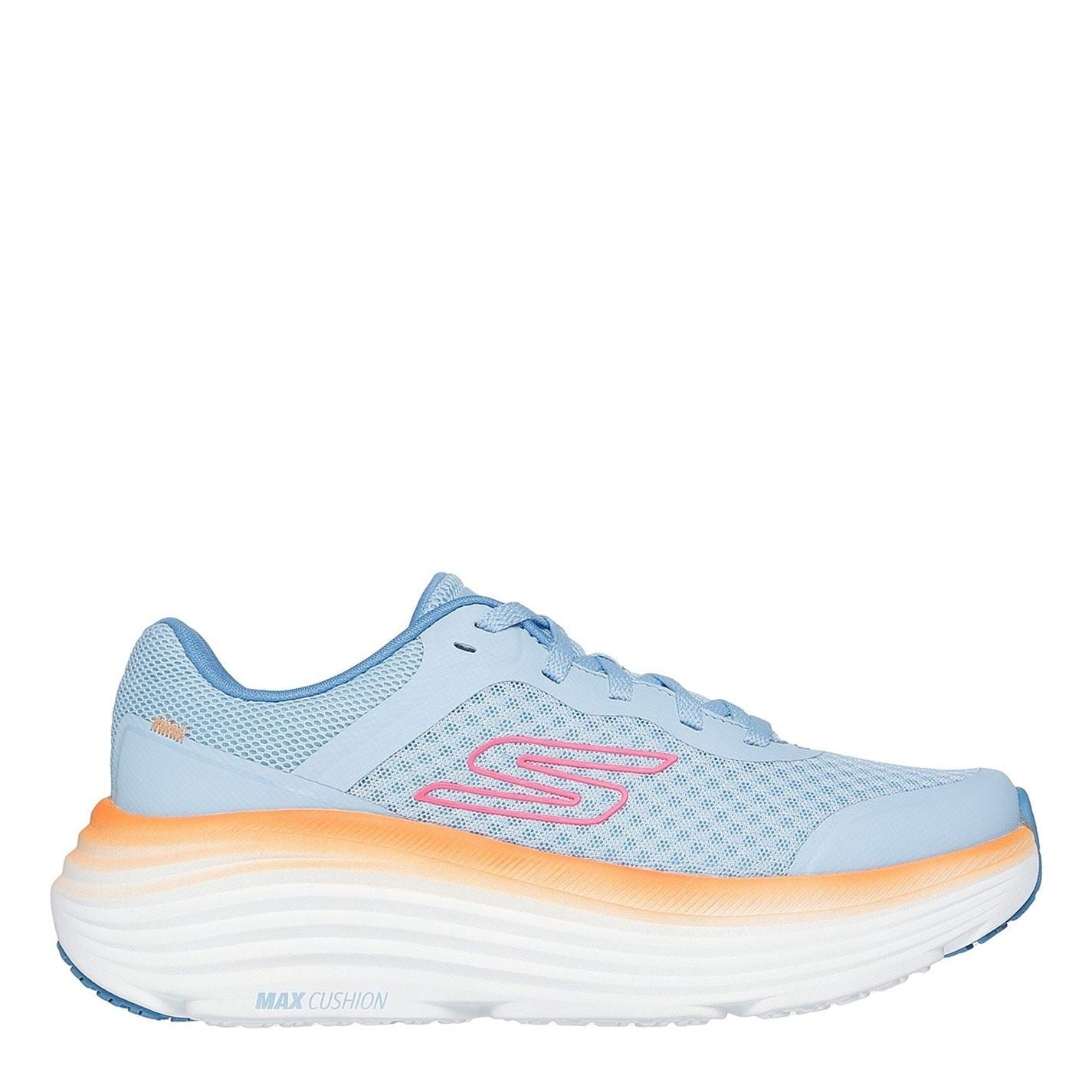 Skechers Womens Engineered Mesh Lace Up W Hm Detail Low Top Trainers