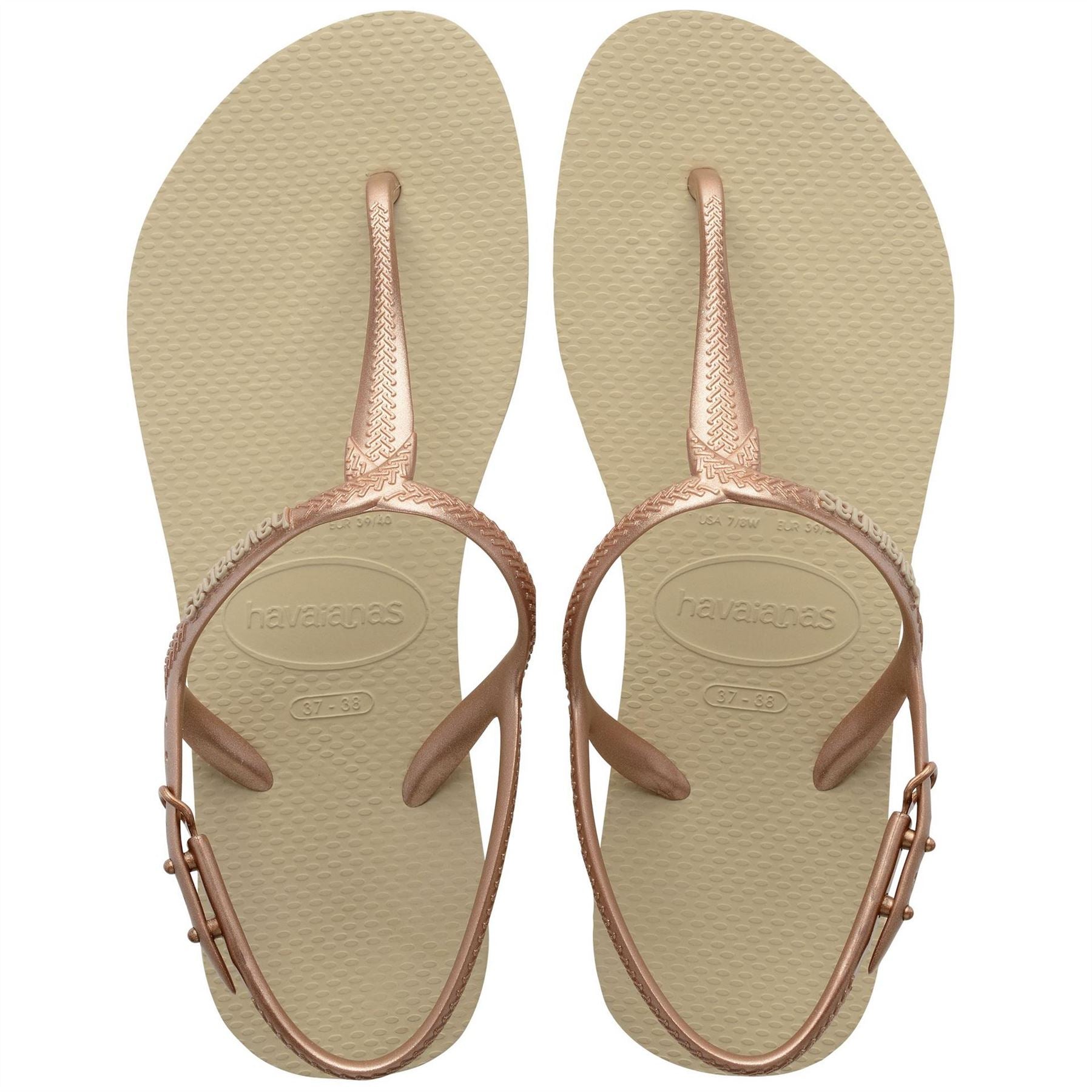 Havaianas Womens Hav. Twist Black 35 36 Flip Flops