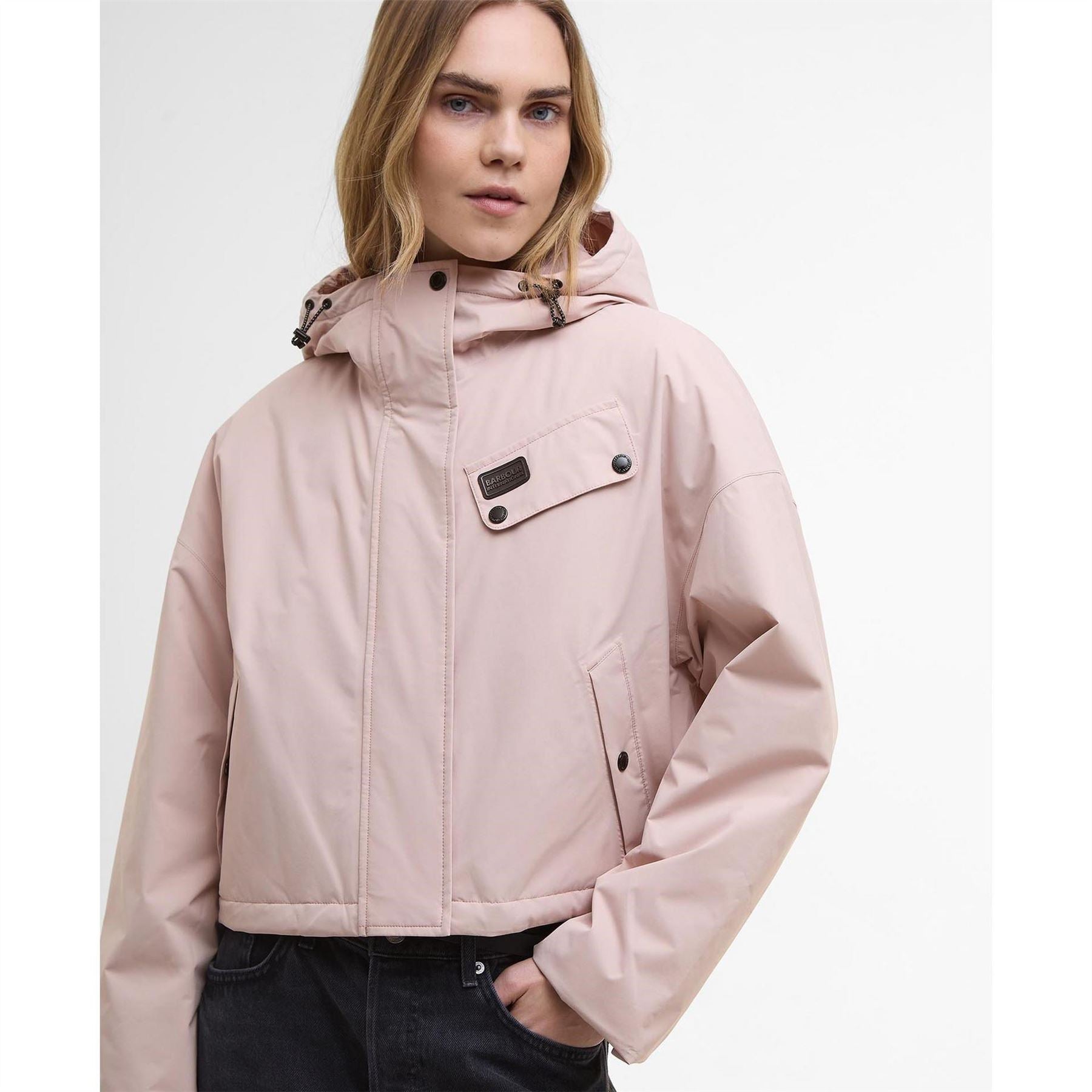 Barbour International Cropped Waterproof Jacket