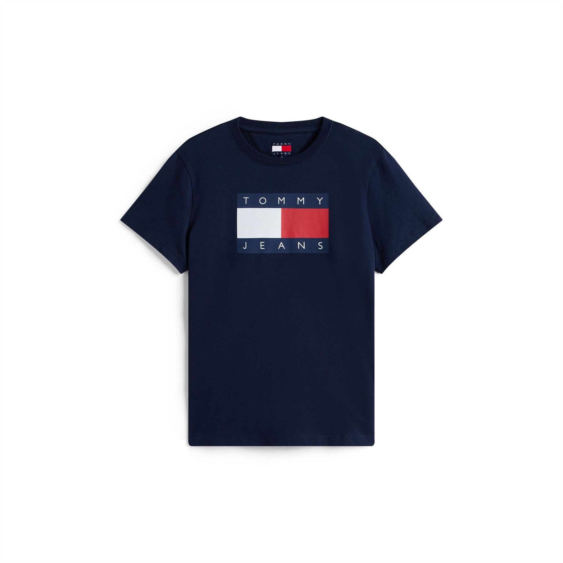 Tommy Jeans Badge Rib Crew Neck Regular Fit T-Shirt
