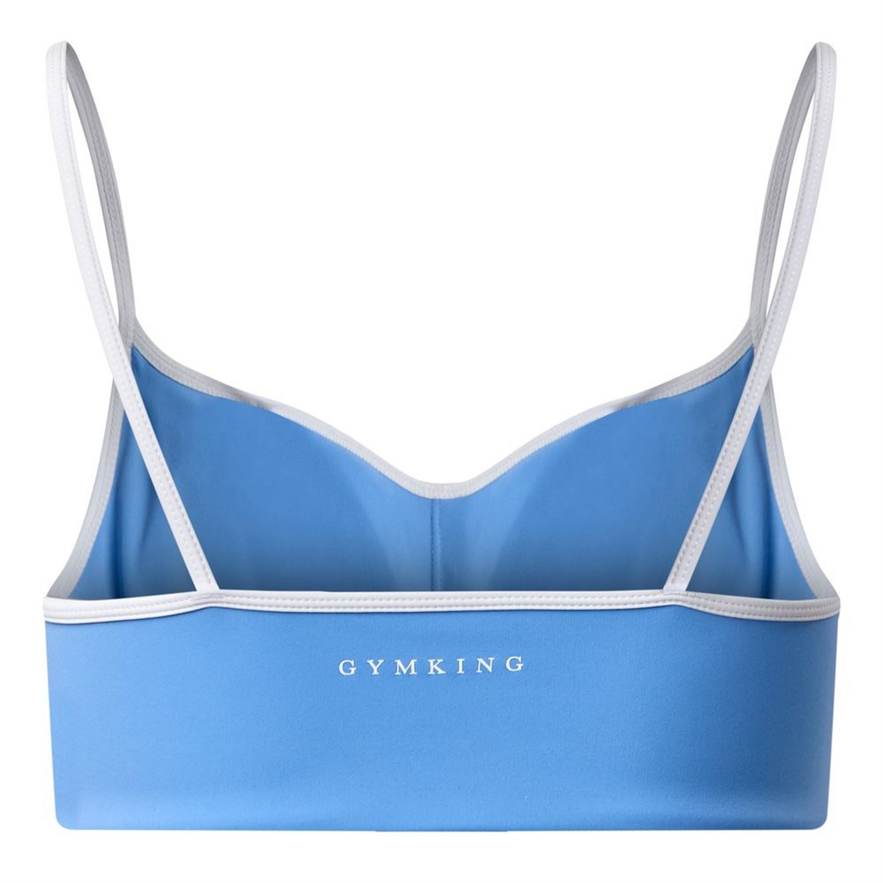 Gym King King 365 Contrast Bra   Blue Cotton