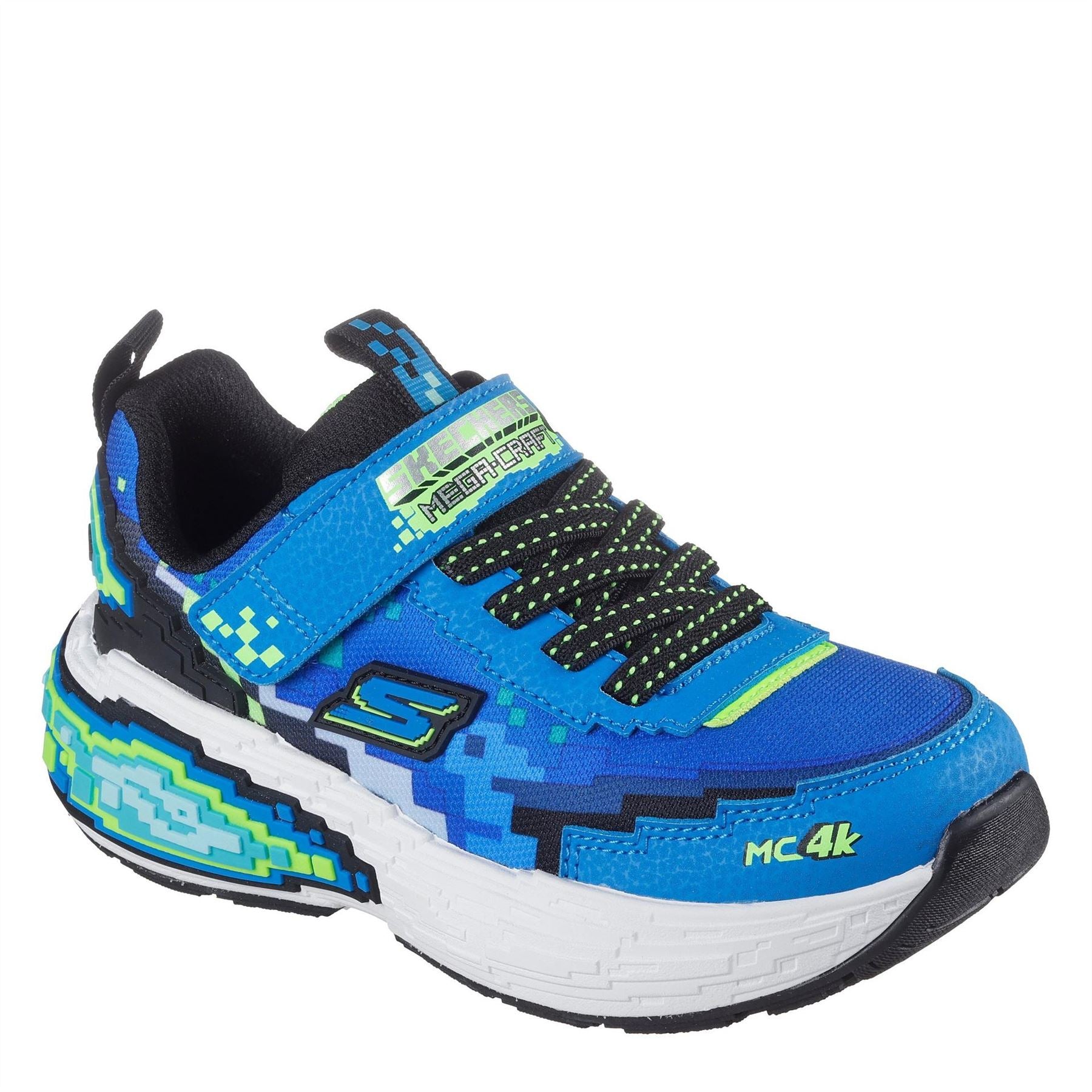 Skechers  And  Strap Sneaker W Pixel Detail Low Top Trainers Boys