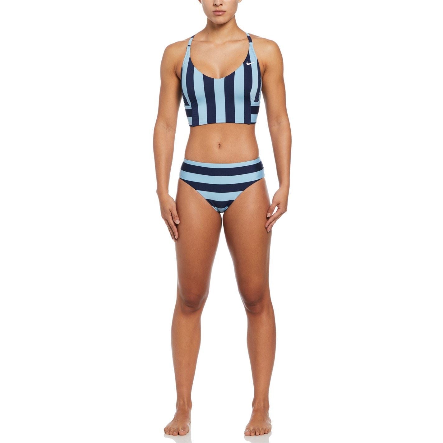 Nike Horizontal Stripe Bikini Bottom