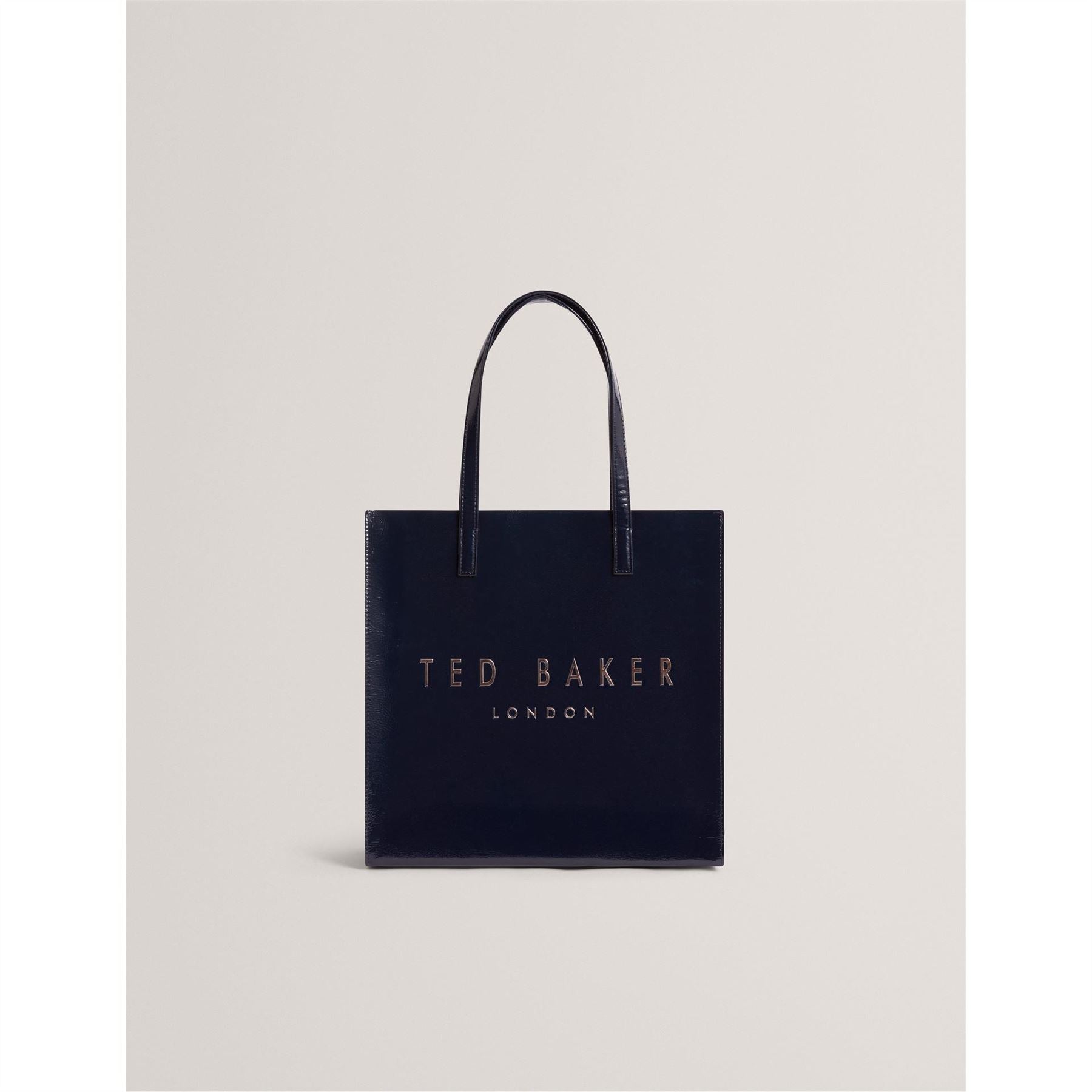 Ted Baker Crink Icon Square Shape Tote with Logo