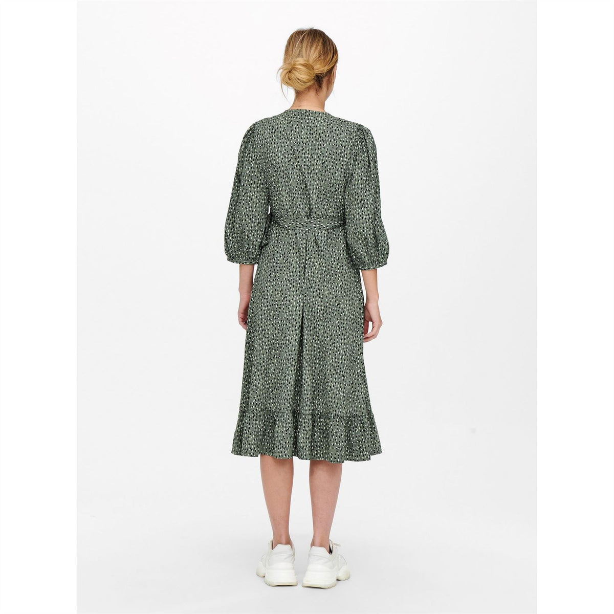 Only Olivia V-Neck Midi Wrap Dress