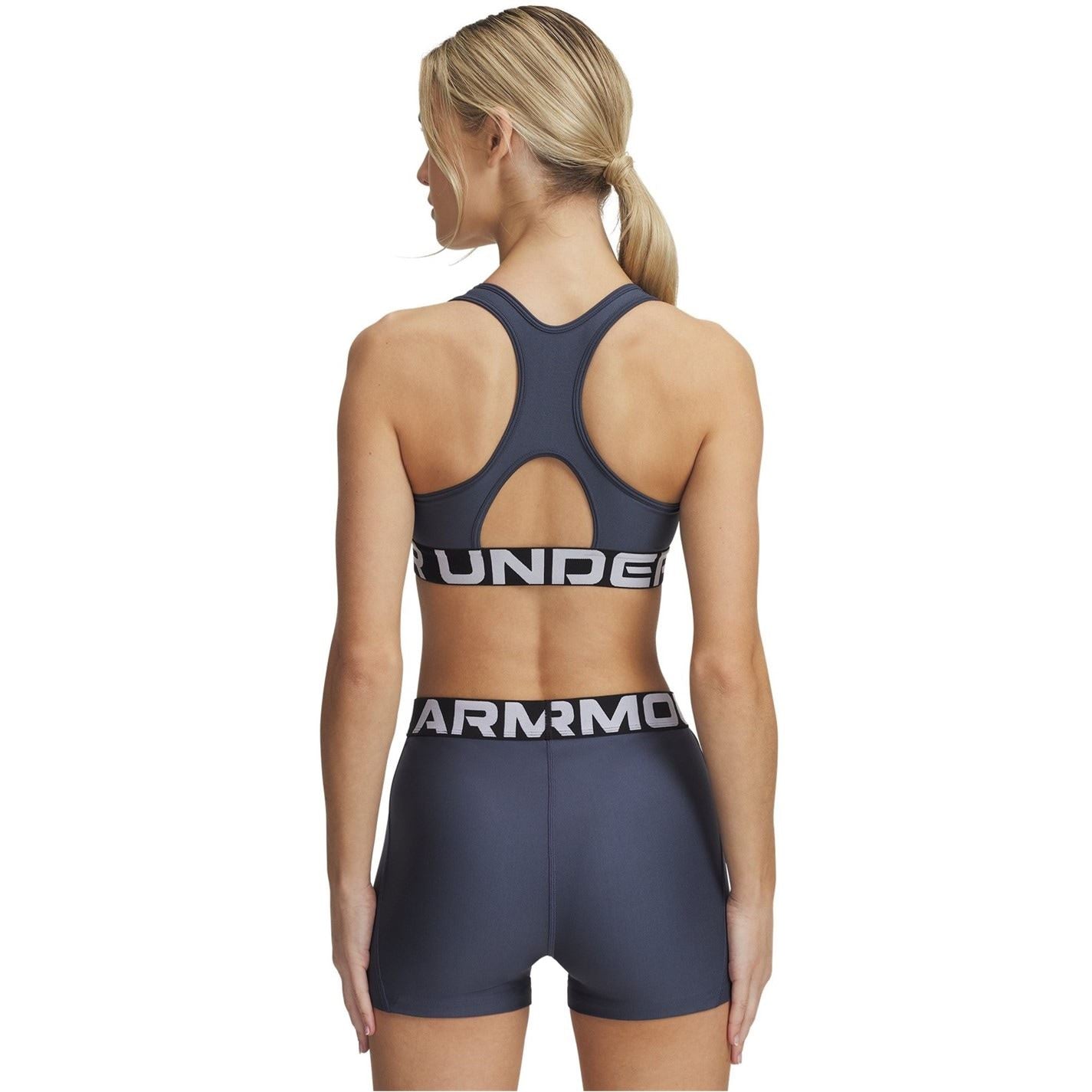 Under Armour Womens Armour Heatgear® Armour Mid Branded Sports Bra