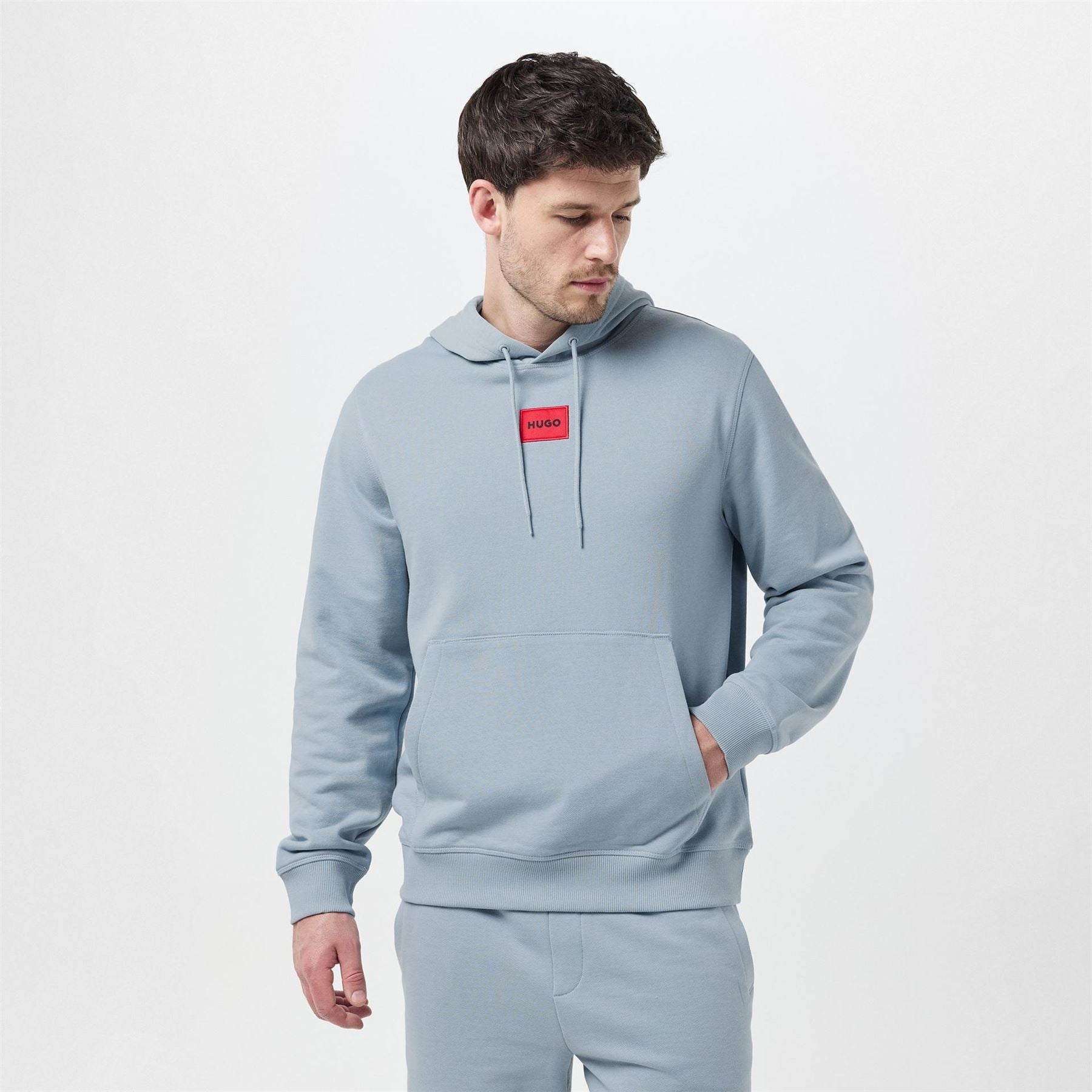 Hugo HUGO Daratschi Drawstring Hoodie   Contemporary Streetwear Design