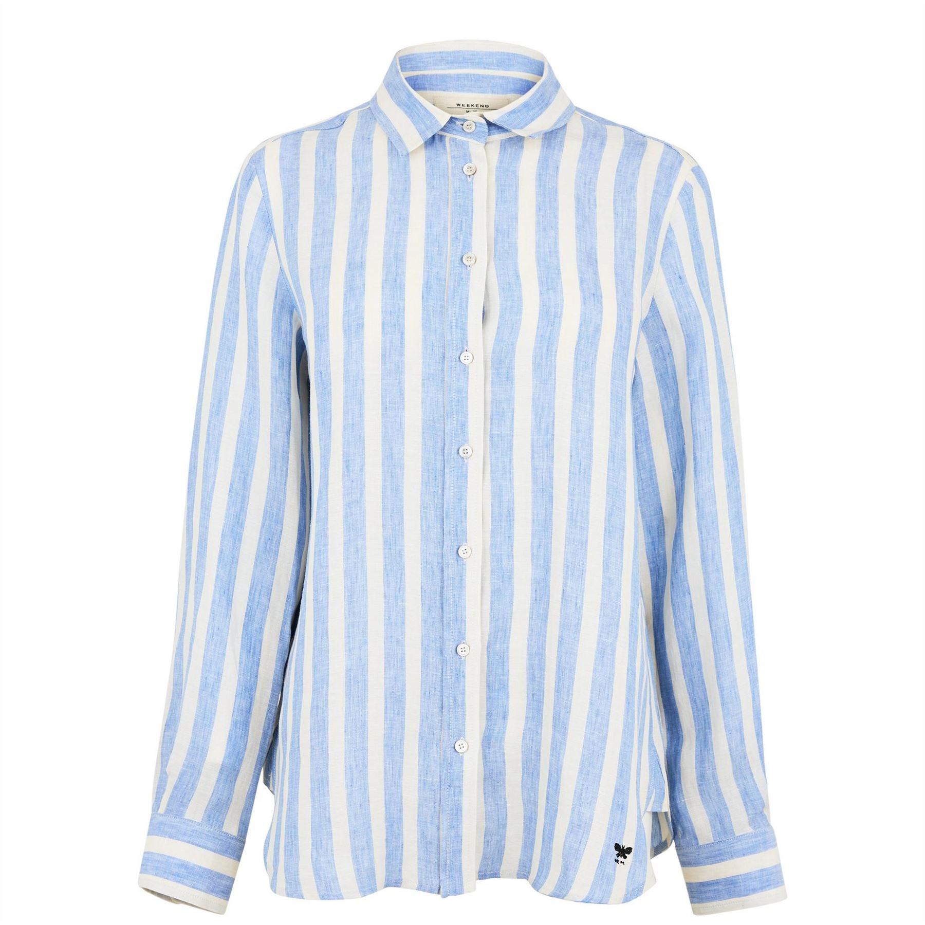 Weekend Max Mara Mmw Lari Long Sleeve Patterned Shirt