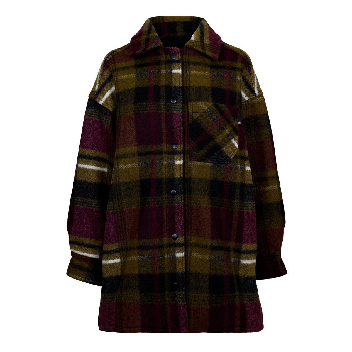 Timberland Wool Shirt Coat Rain Anorak