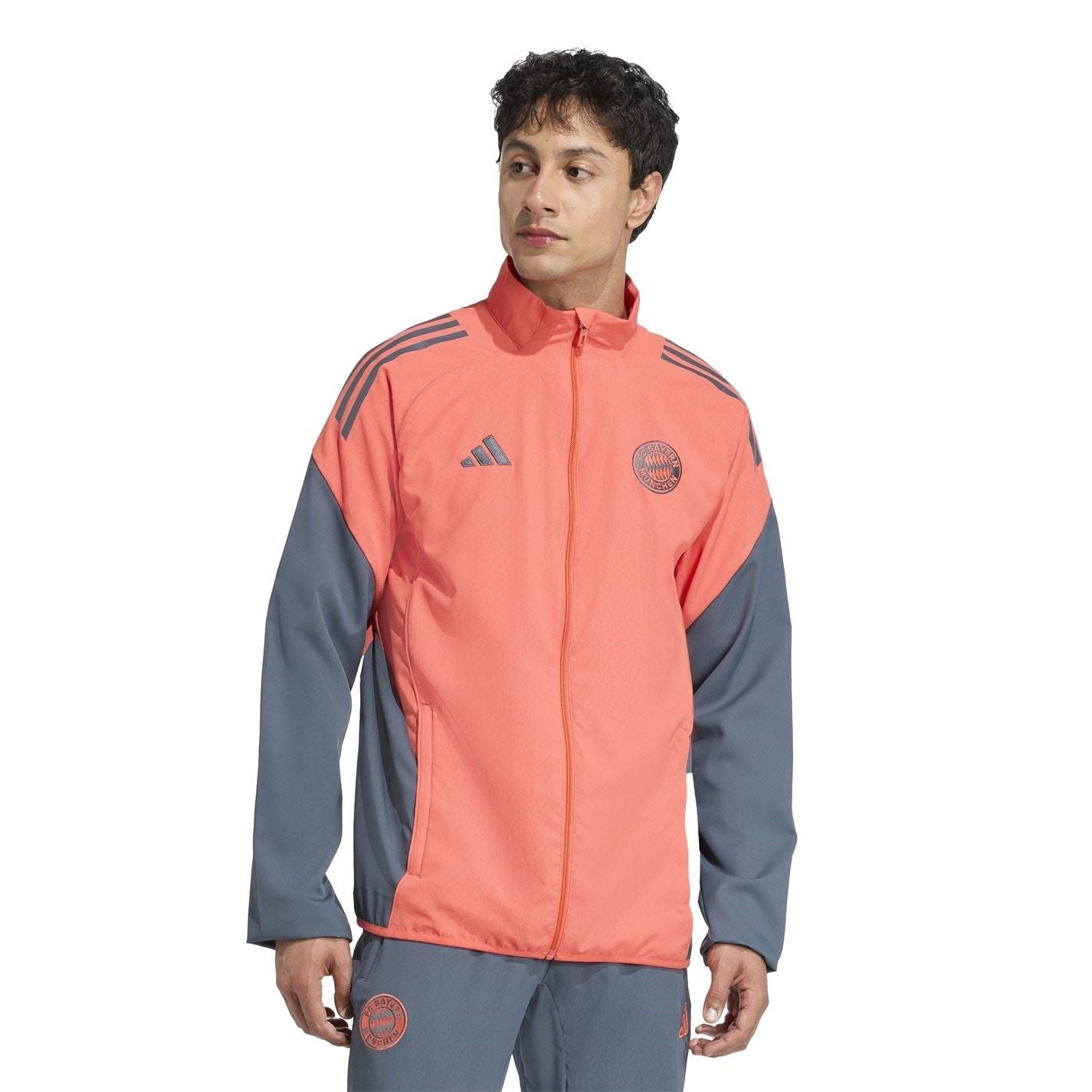 adidas Mens Bayern Tiro 25 Competition Presentation Jacket