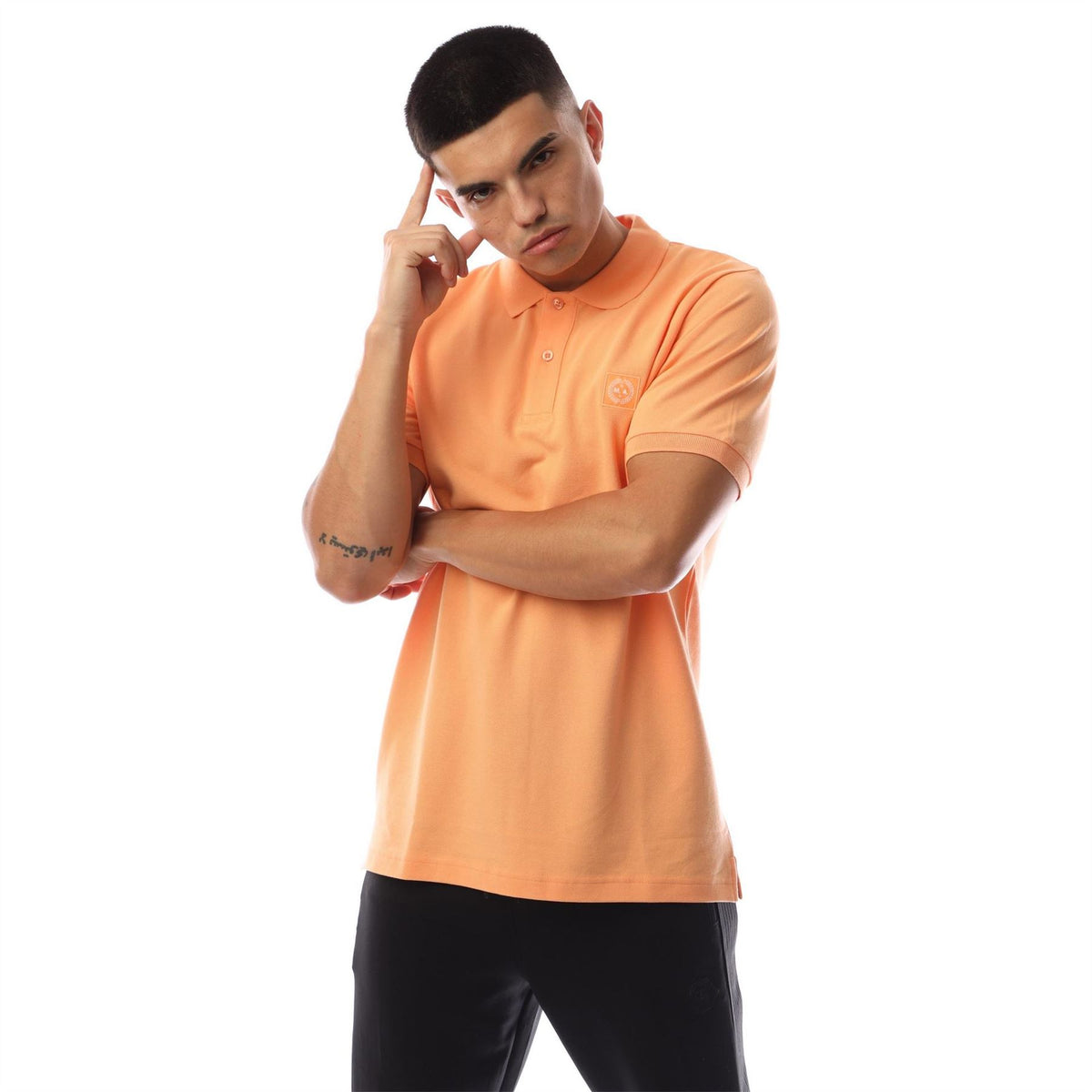 Marshall Artist Siren Collared Neck Short Sleeve Polo Shirt