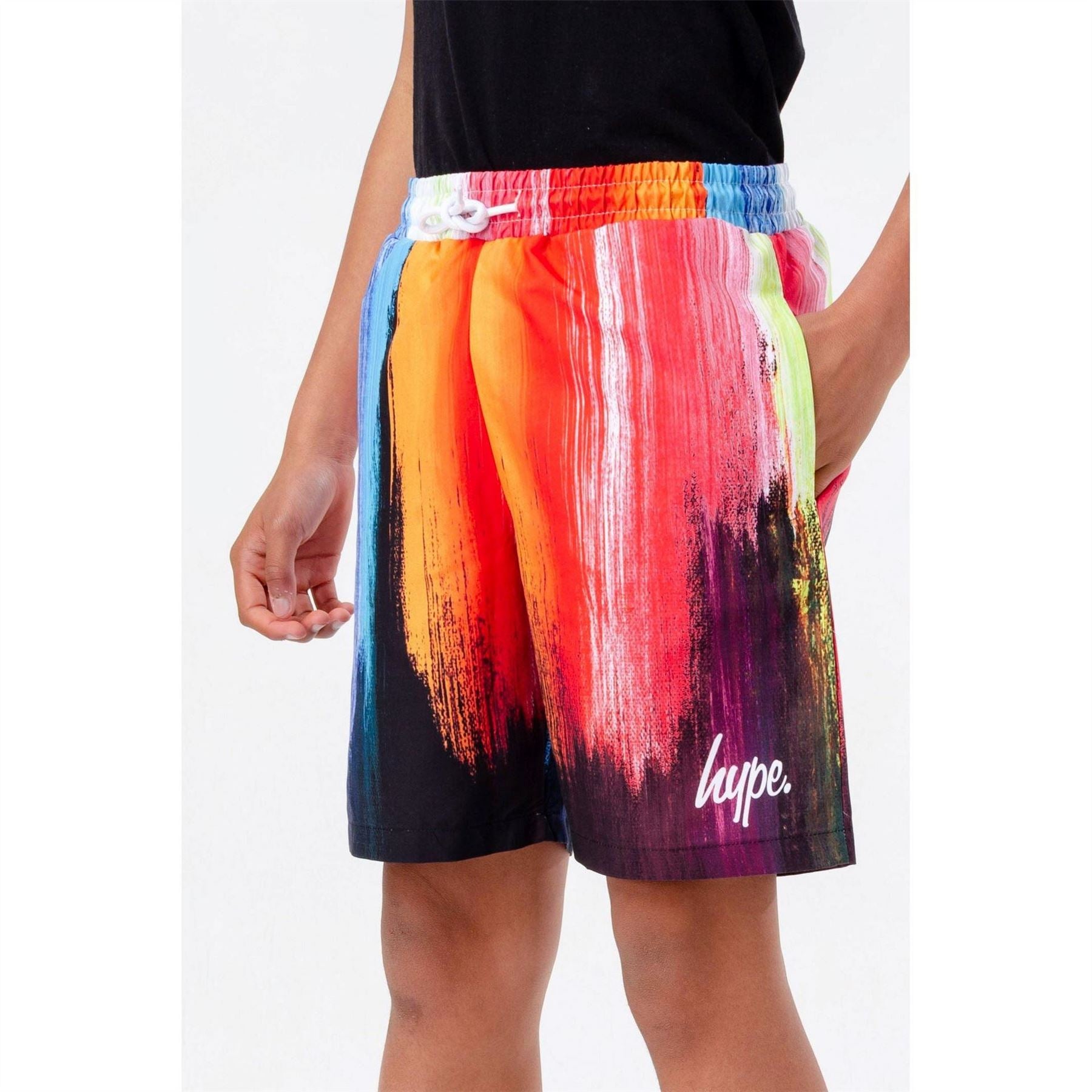 Hype Multi Paint Drip Swim Shorts