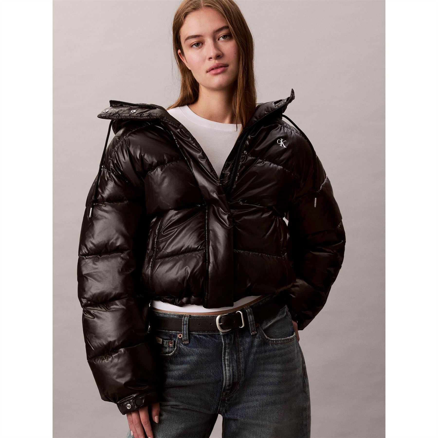 Calvin Klein Jeans  Quilted Short Puffer Jacket