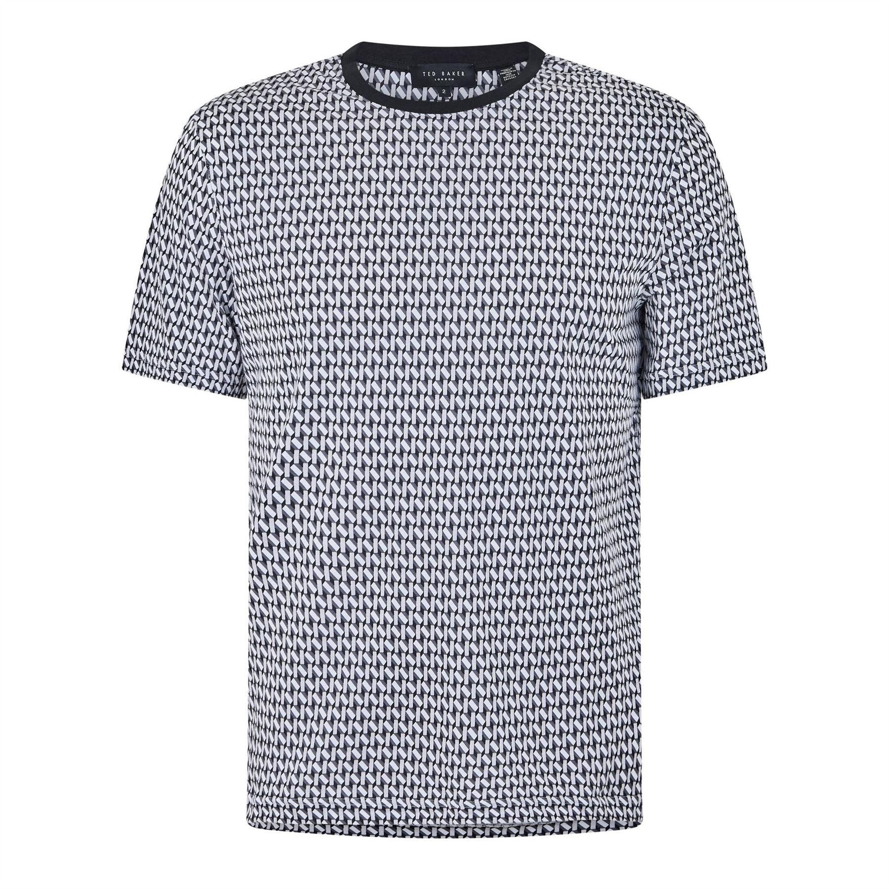 Ted Baker Sangs Geographic Print Regular Fit Shirt