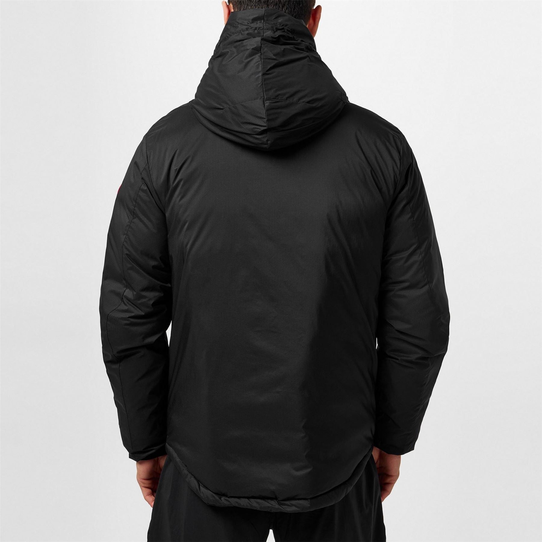 Canada Goose Lodge Down 750 Fill Dwr Wind Resistant Hooded Short Puffer Jacket