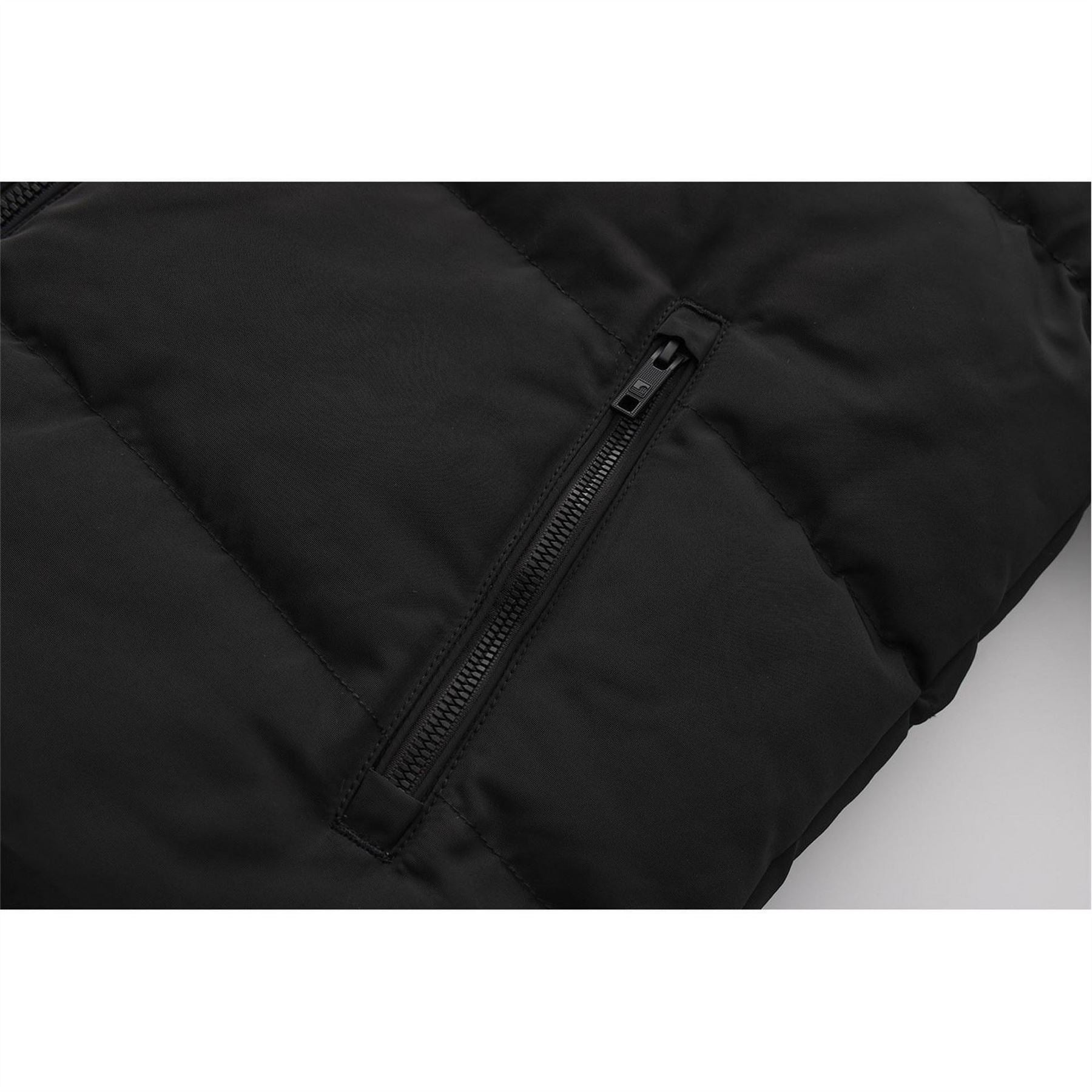 SoulCal Mens Cal 2 Zip Bubble Jacket For