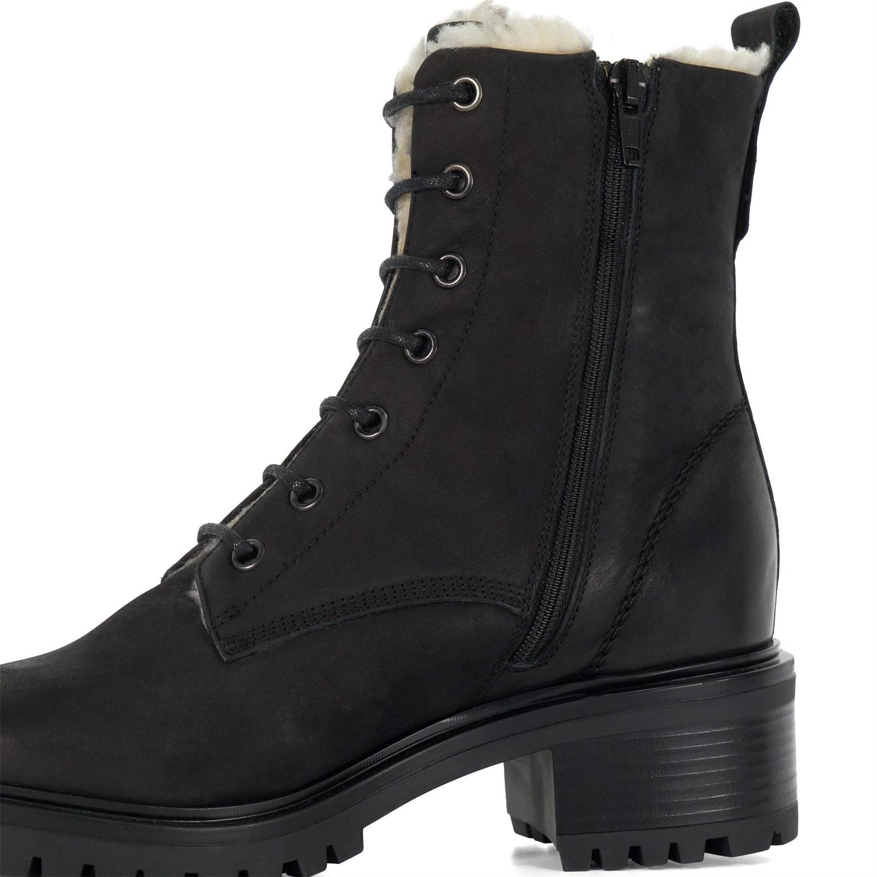 Dune London Chunky Faux Fur Lined Boots