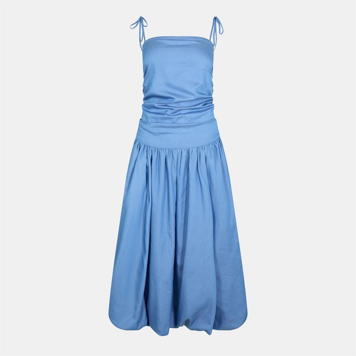 AmyLynn Amy Lynn Alexa Shoulder Tie Ultra Mini Peplum Dress