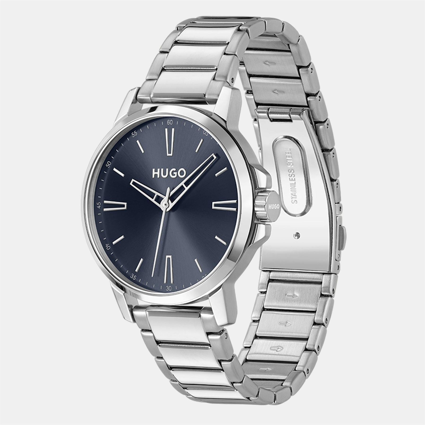 Hugo HUGO #SMOOTH Stainless Steel Bracelet Watch