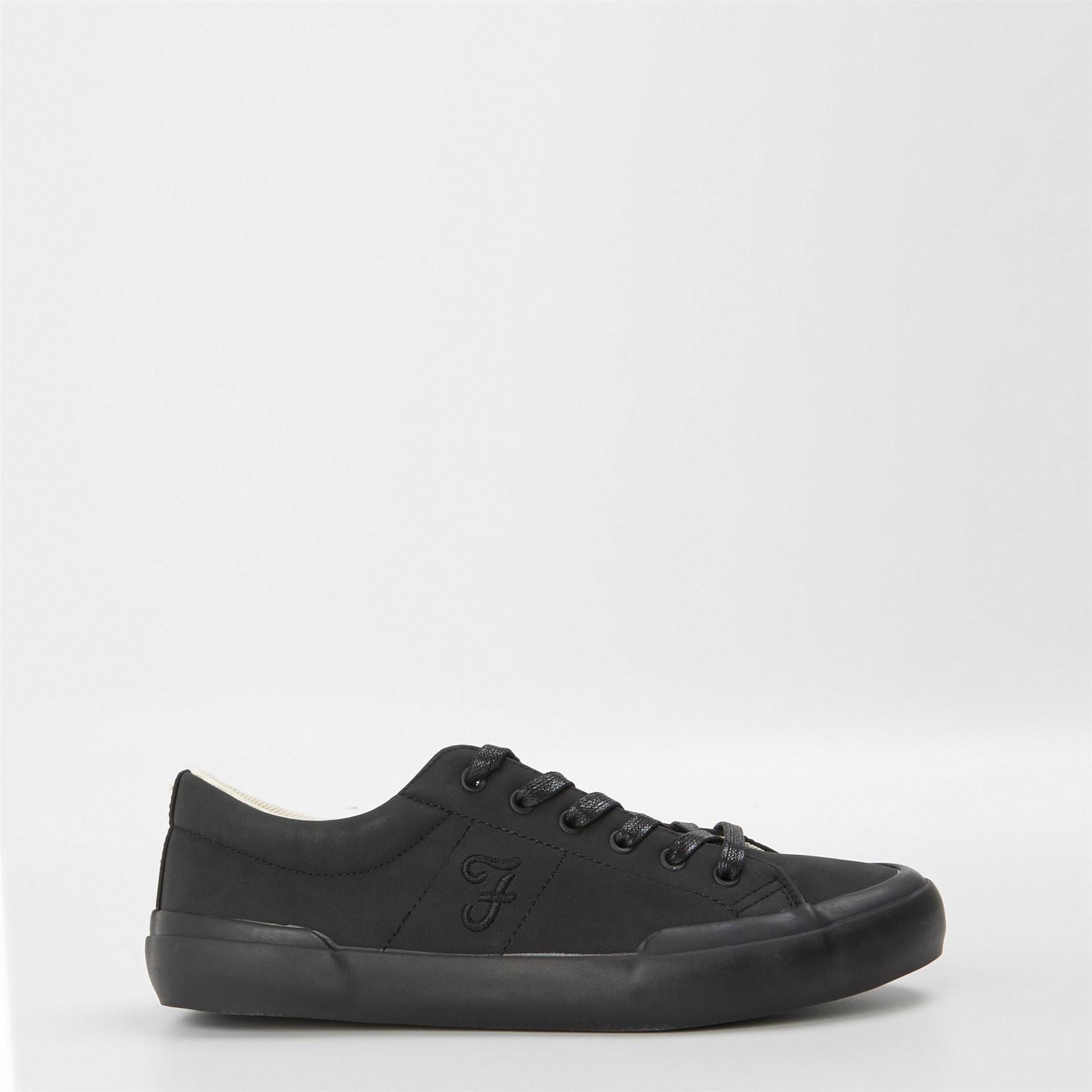 Farah Dals Low Top Lettering Flat Heel Shoes