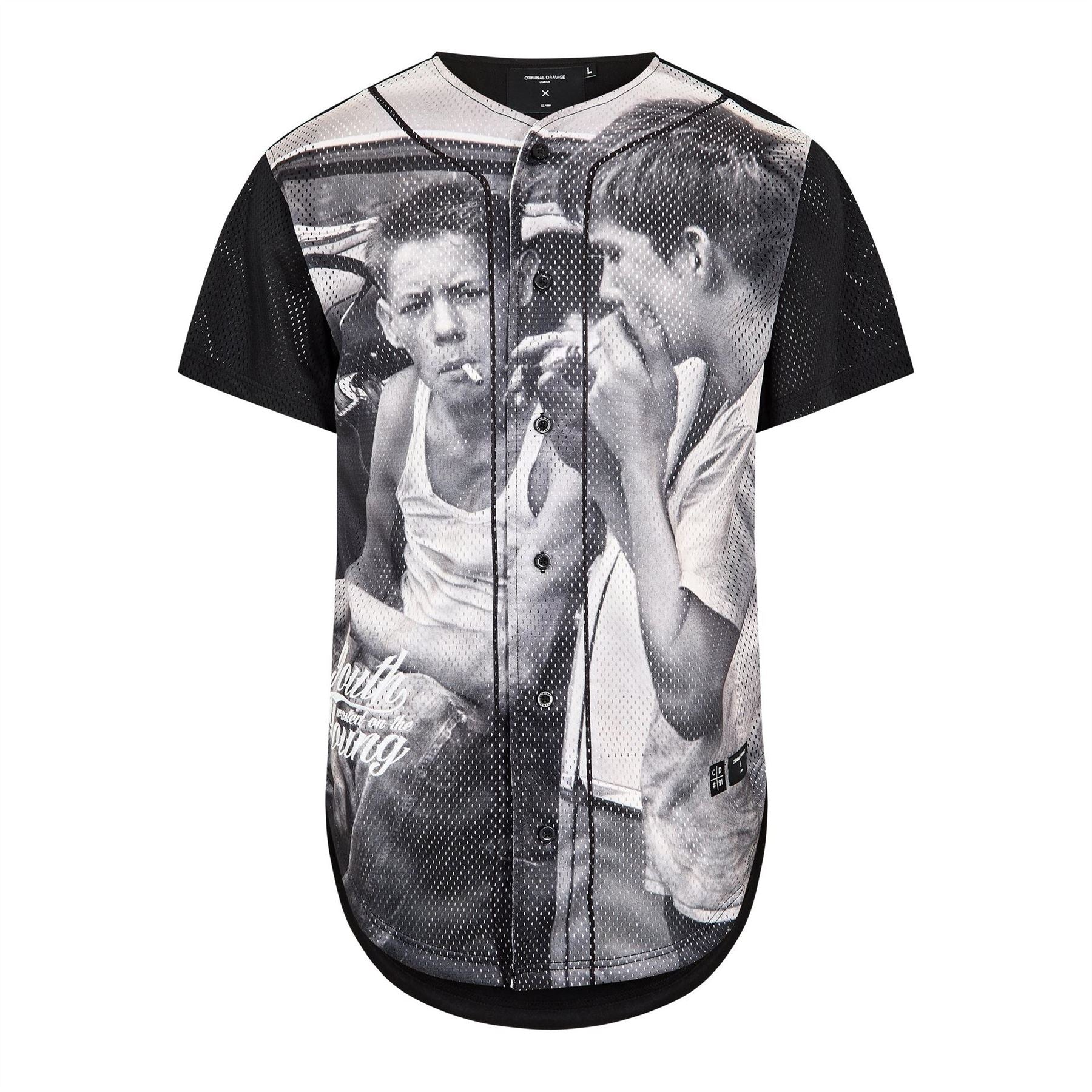 Criminal Damage Youth Basketball T-Shirt