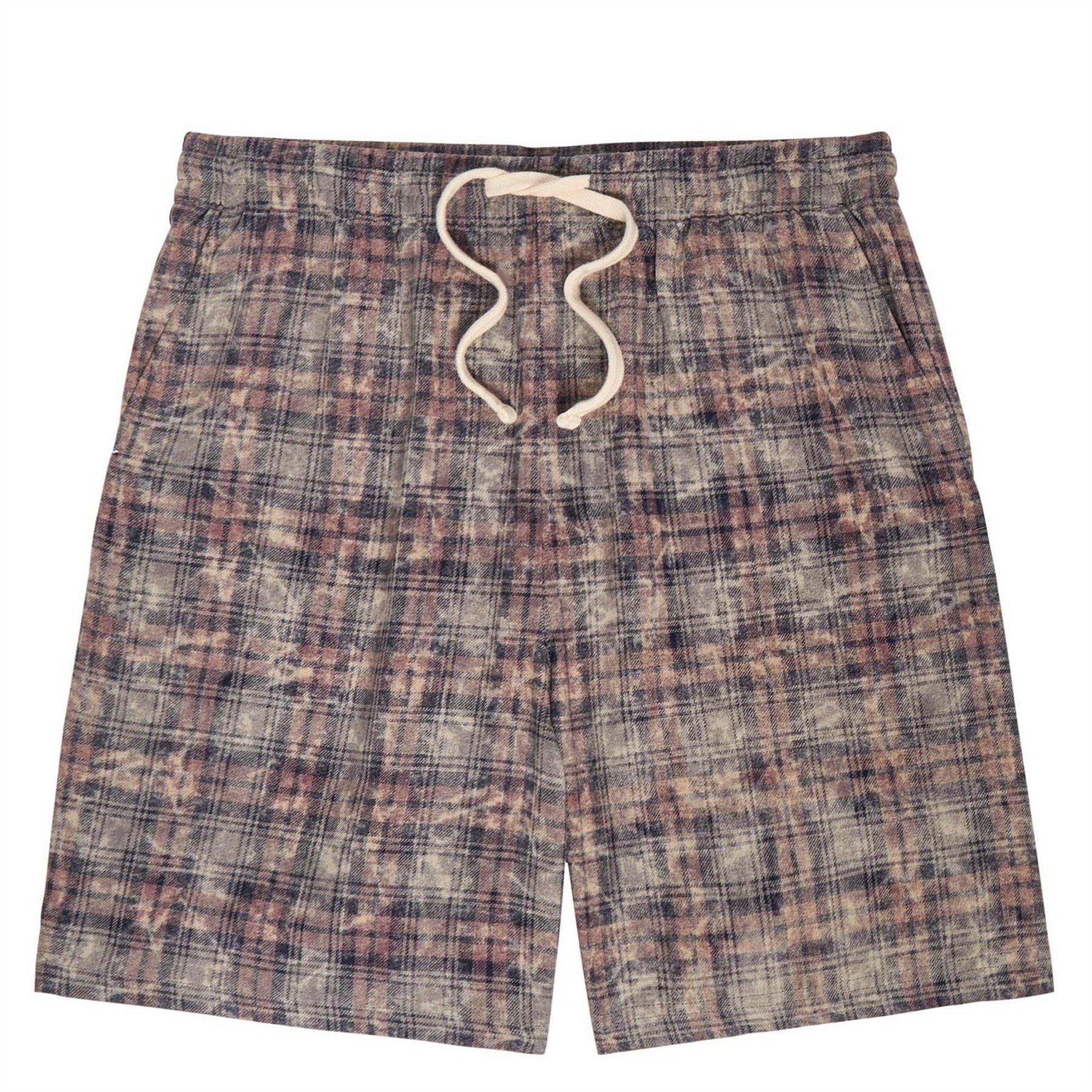 Picante Shorts Bleached Check