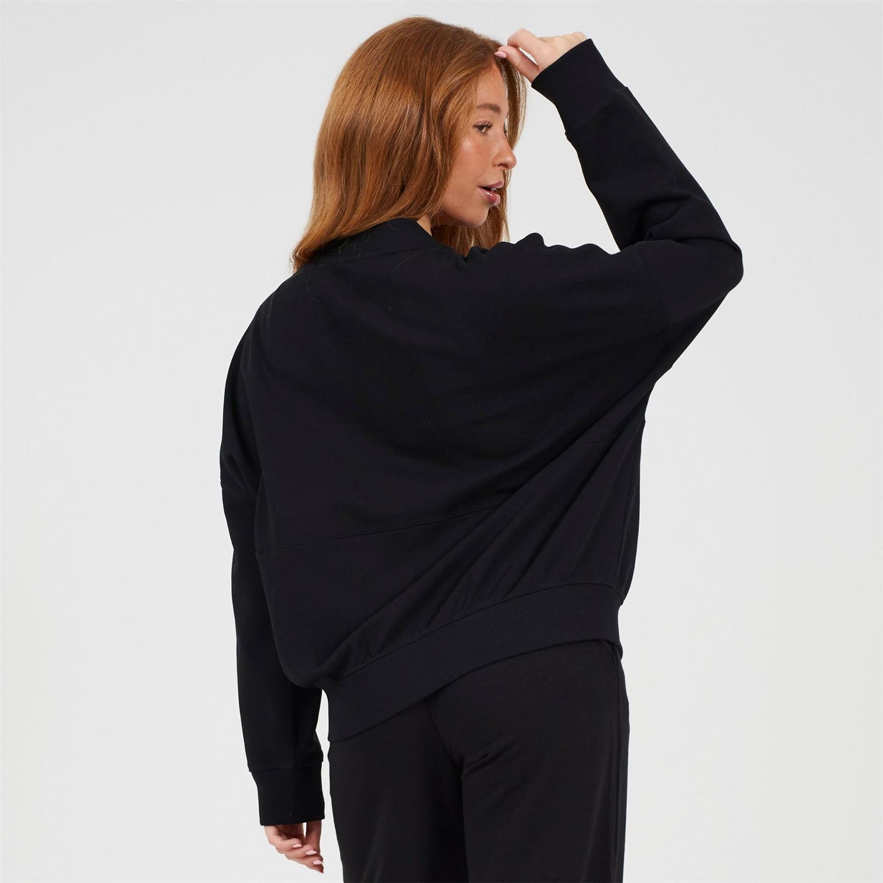 Brave Soul Womens Zip Through Sweatshirt With Panel Detail