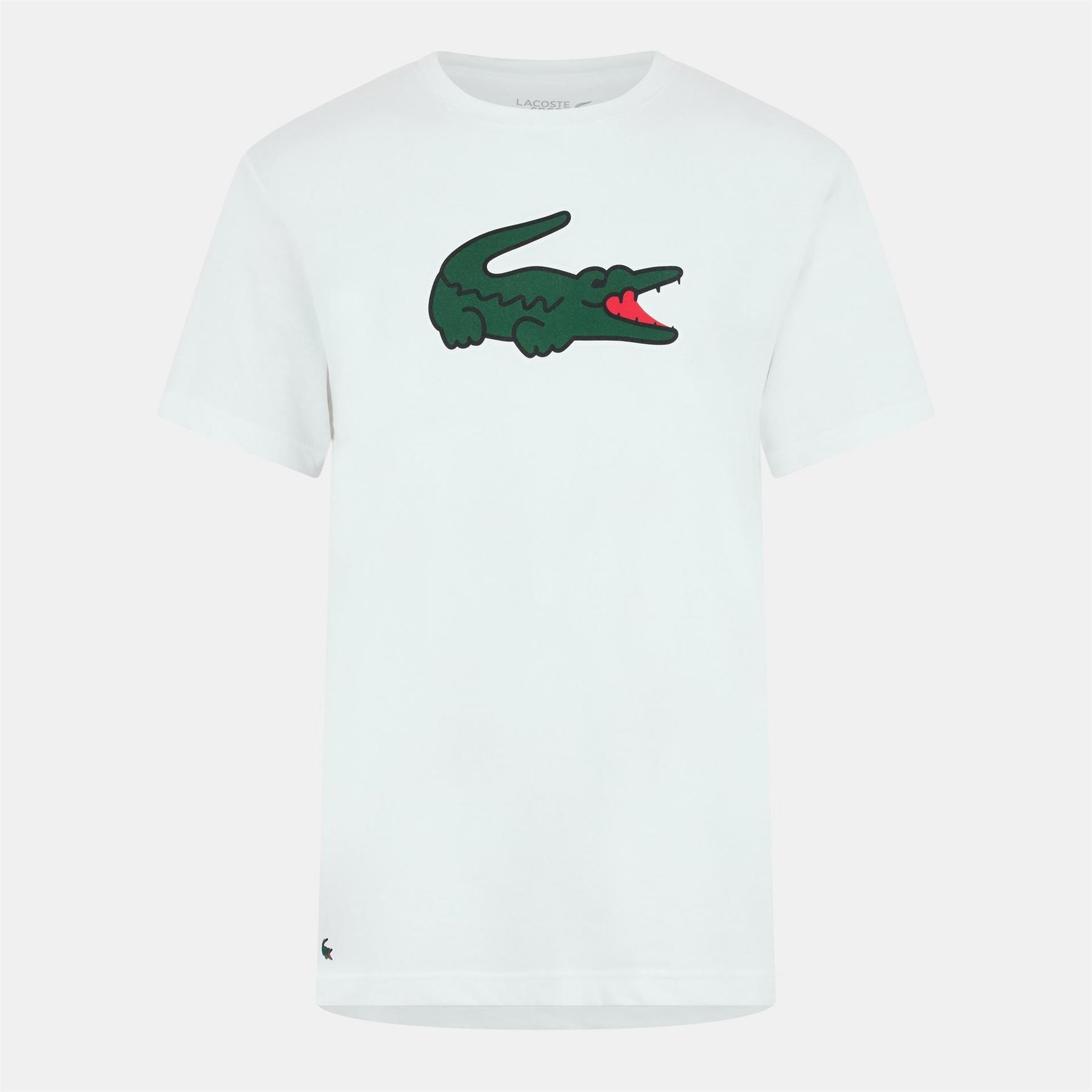 Lacoste Crocodile Print Regular Fit Crew Neck T-Shirt