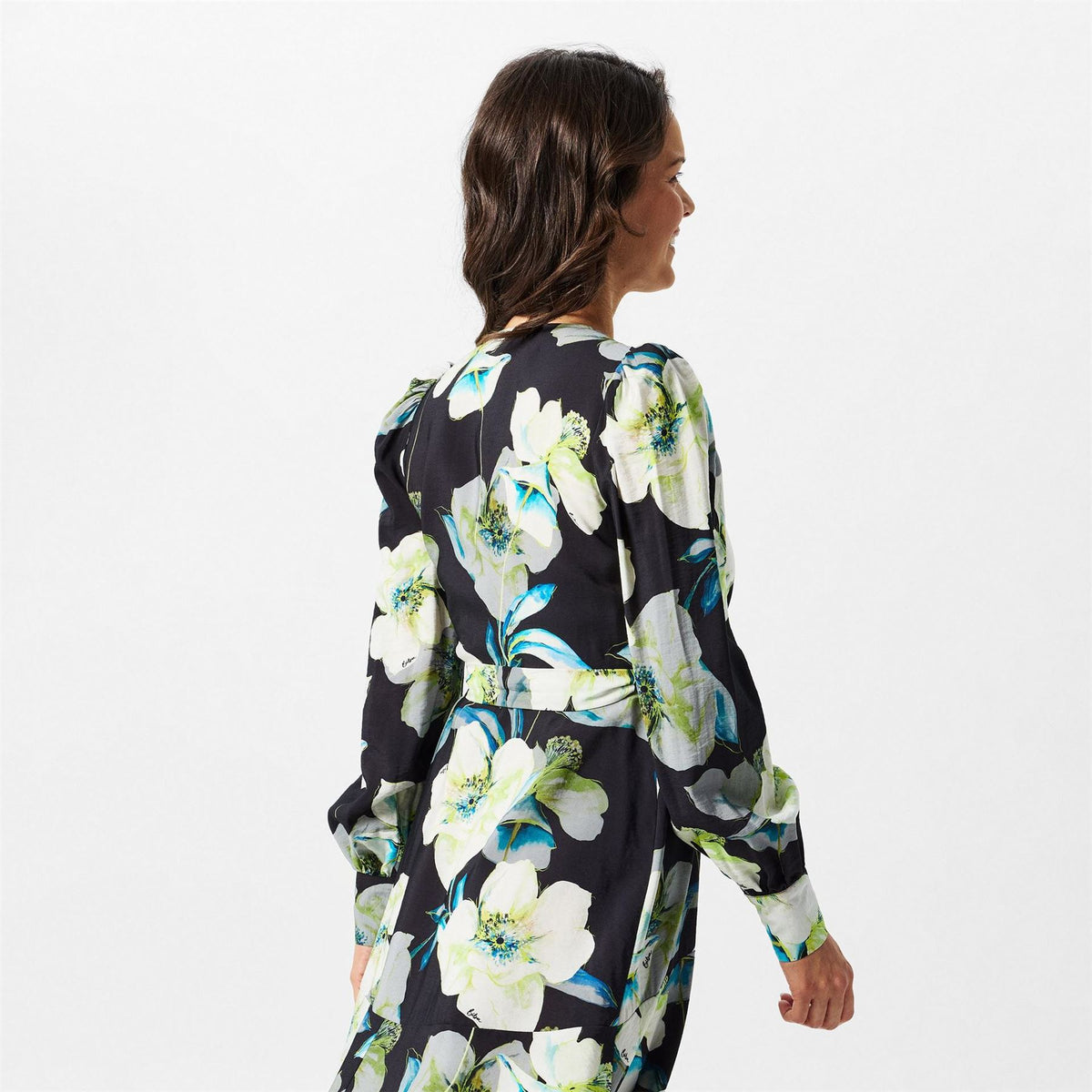Biba Printed Wrap Dress