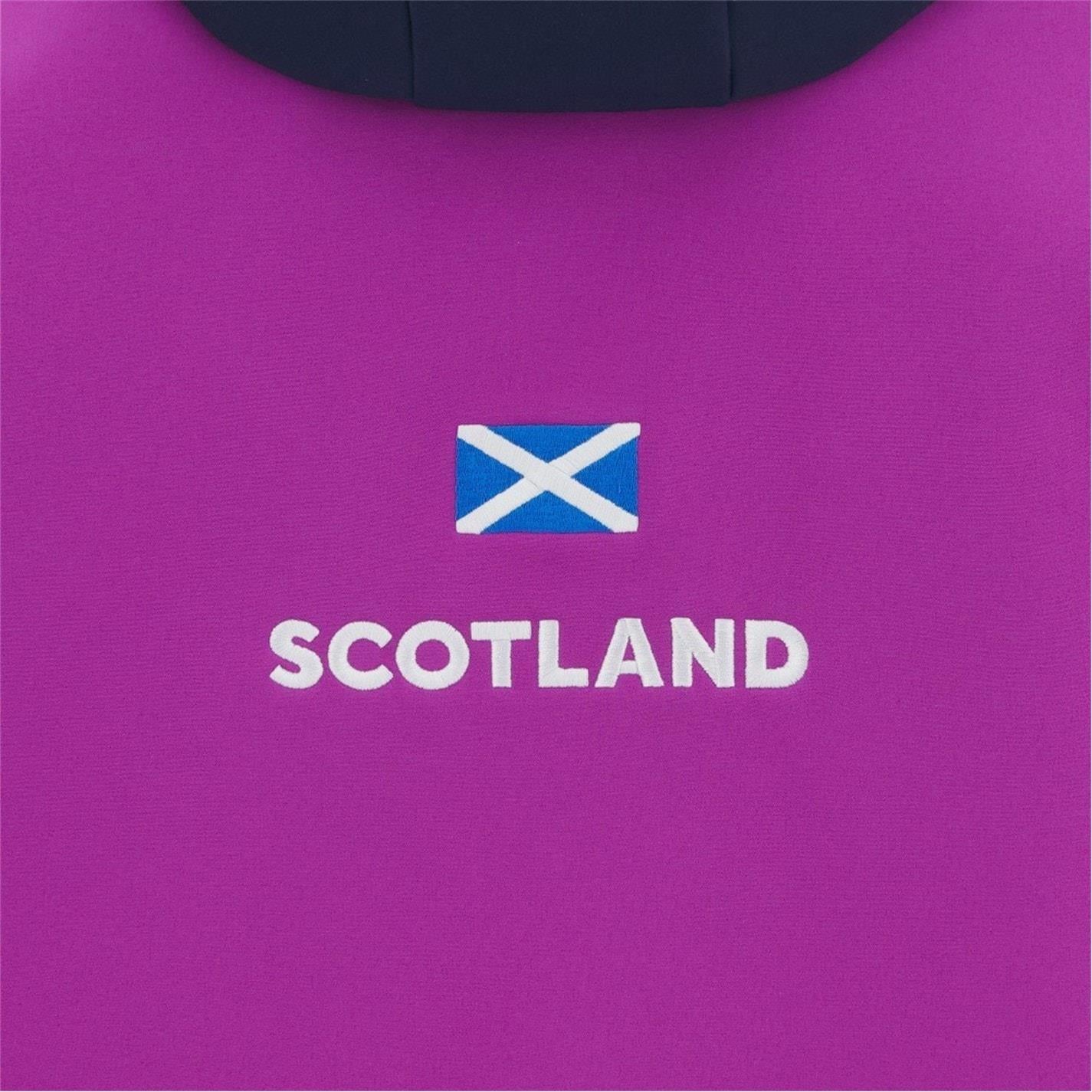 Macron Scotland Rugby World Cup 2025 Long Sleeve Hooded Softshell Jacket