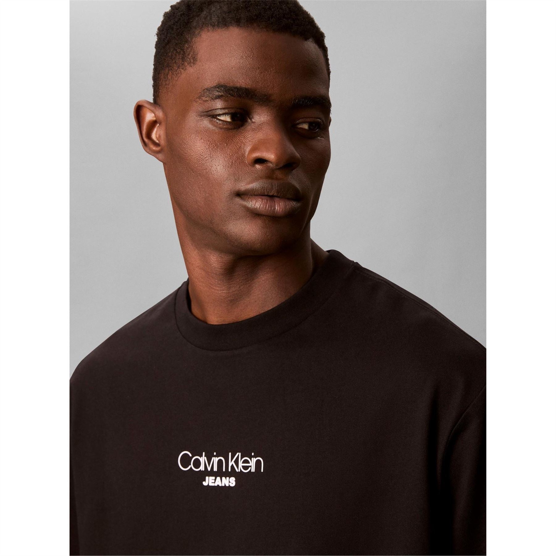 Calvin Klein Jeans Regular Fit Crew Neck Short Sleeve Jersey T-Shirt