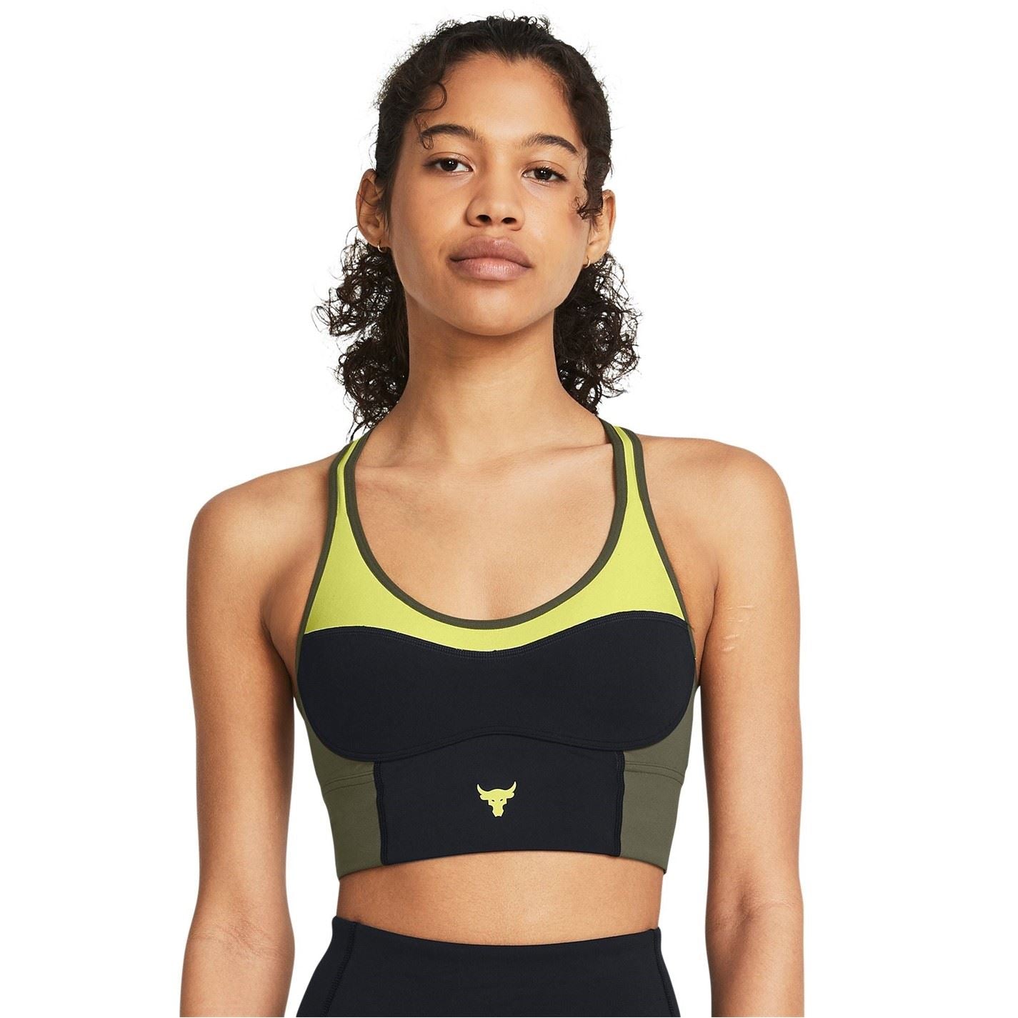 Under Armour Womens Armour Pjt Rck Lets Go Ll Infty Bra Medium Impact Sports