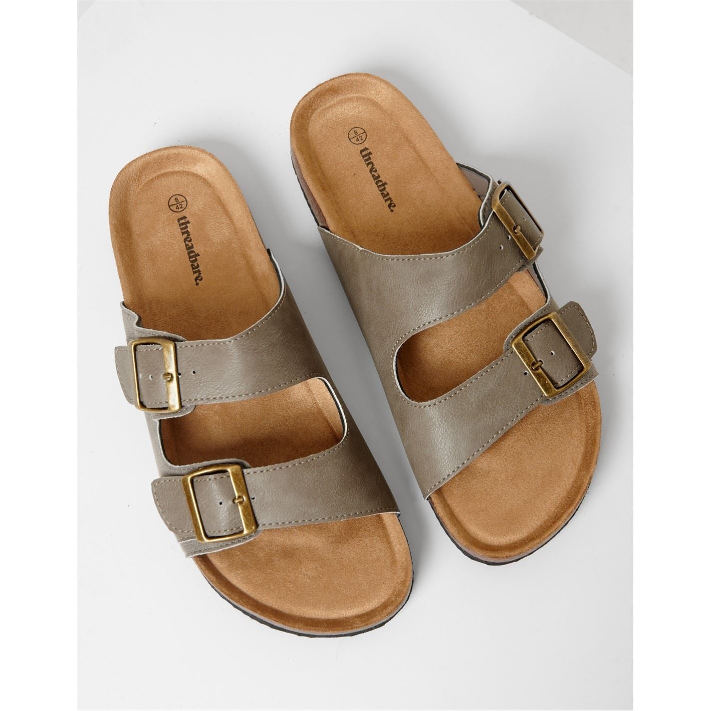 Threadbare Atticus Open Toe Slide Sandals