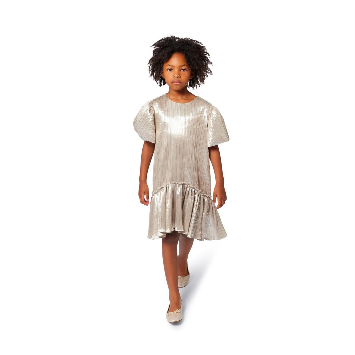 Billieblush Crew Neck Short Sleeve Knee Length Dress