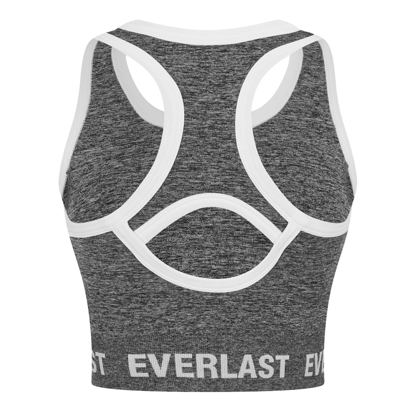 Everlast Cropped Snug Fit Crew Neck Bra