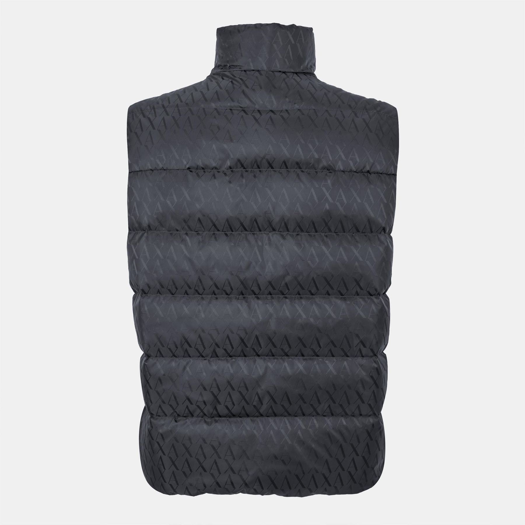 Armani Exchange Exchange All Over Logo Zip Pocket Gilet