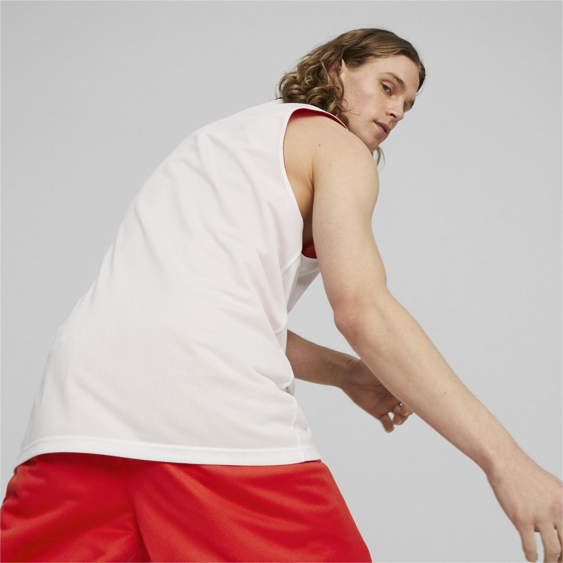 Puma Hoops Team Reverse Practice Performance Basketball Jersey