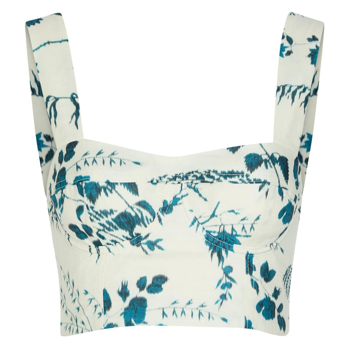 Erdem Linen Bralet Top