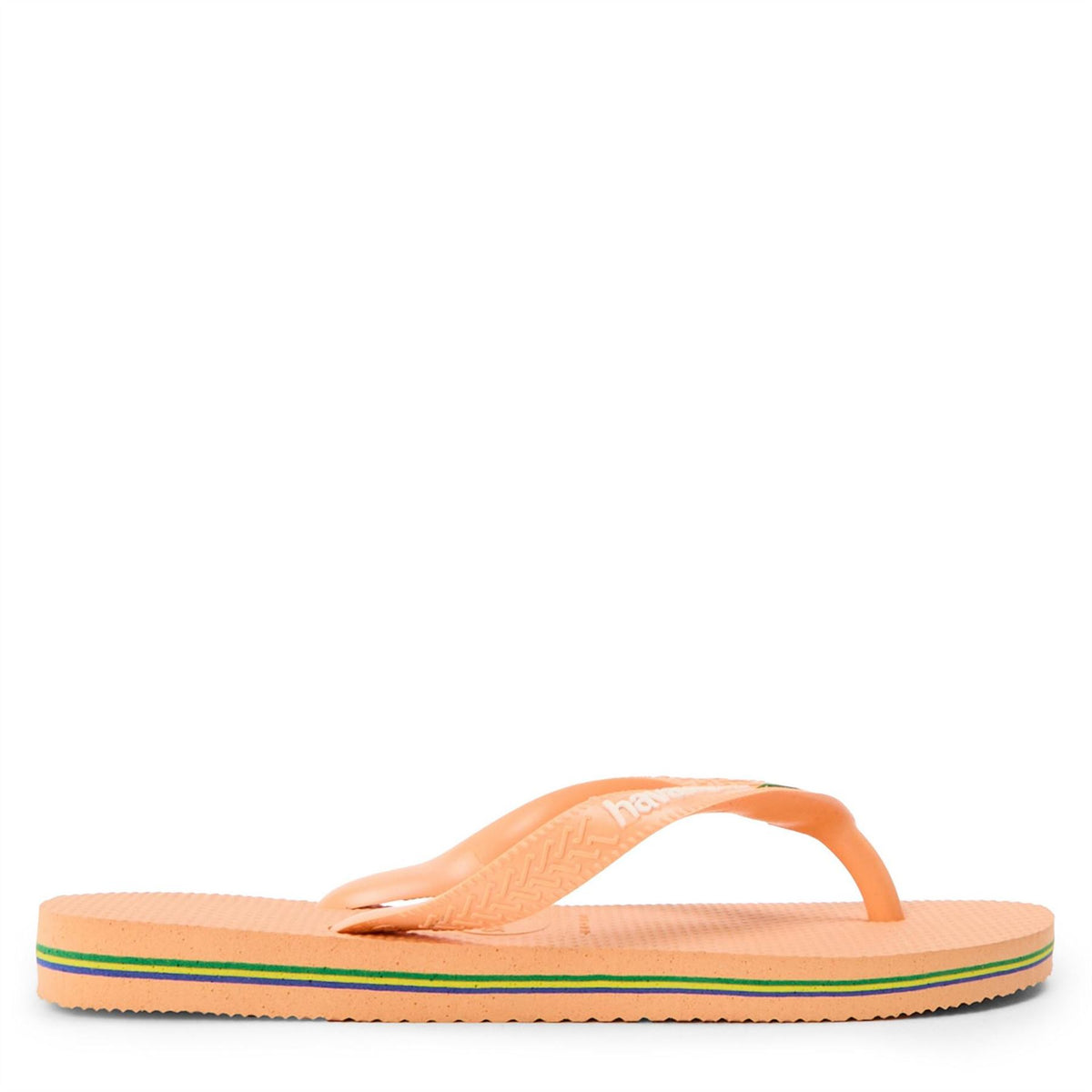 Havaianas Brasil Logo Rose Gum Flip Flops