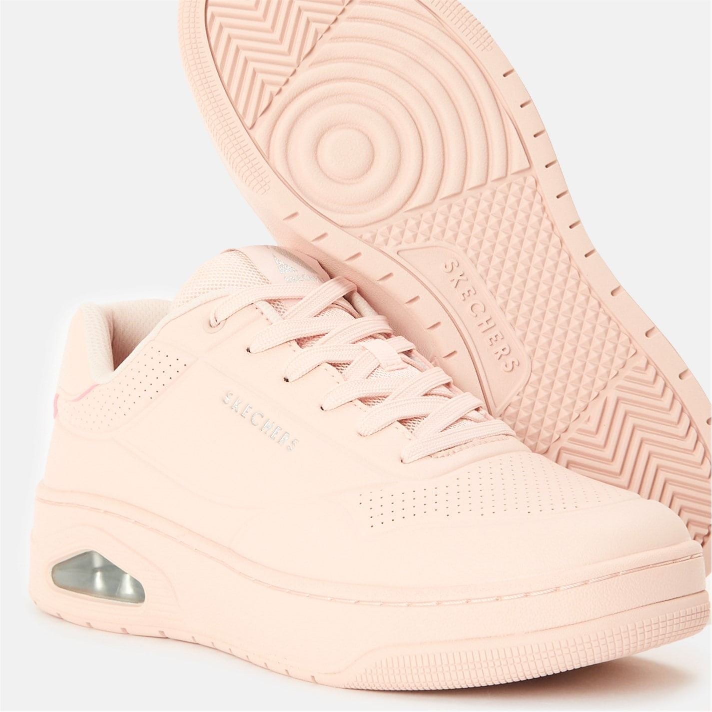 Skechers Uno Low Heel Court Trainers