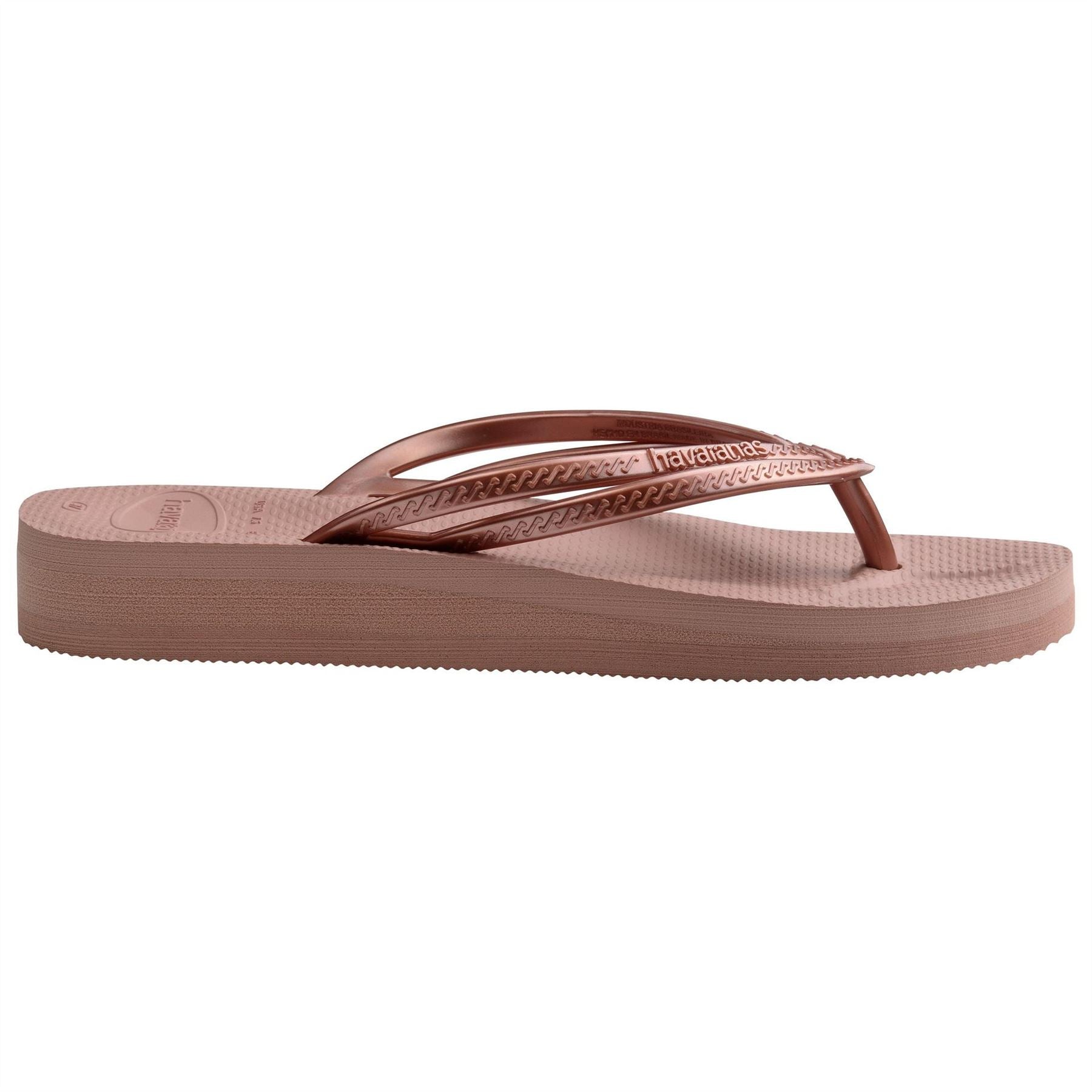Havaianas Hav. Wedges Steel Grey Steel Grey 3 Flip Flops Womens