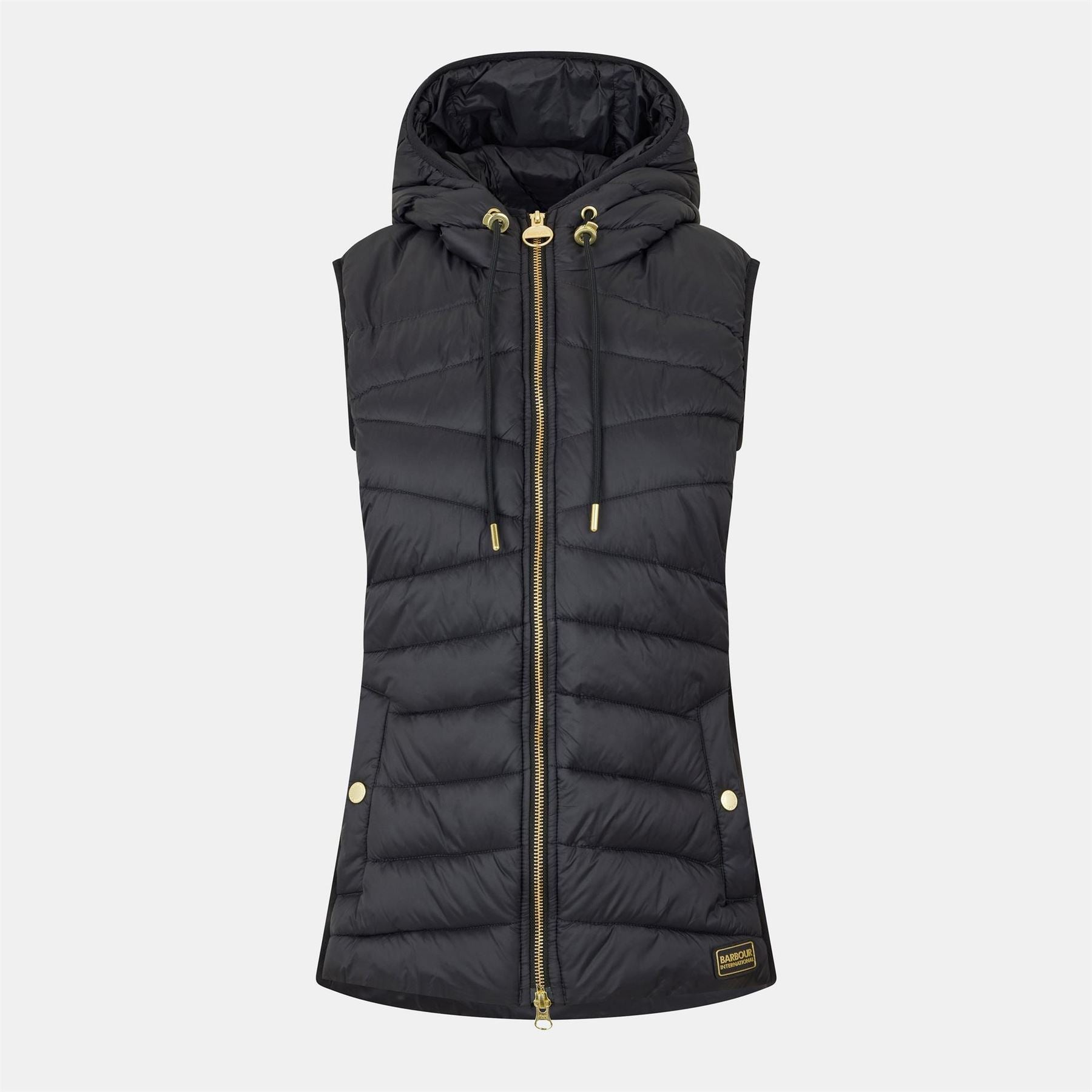 Barbour International Grid Lock Hooded Gilet