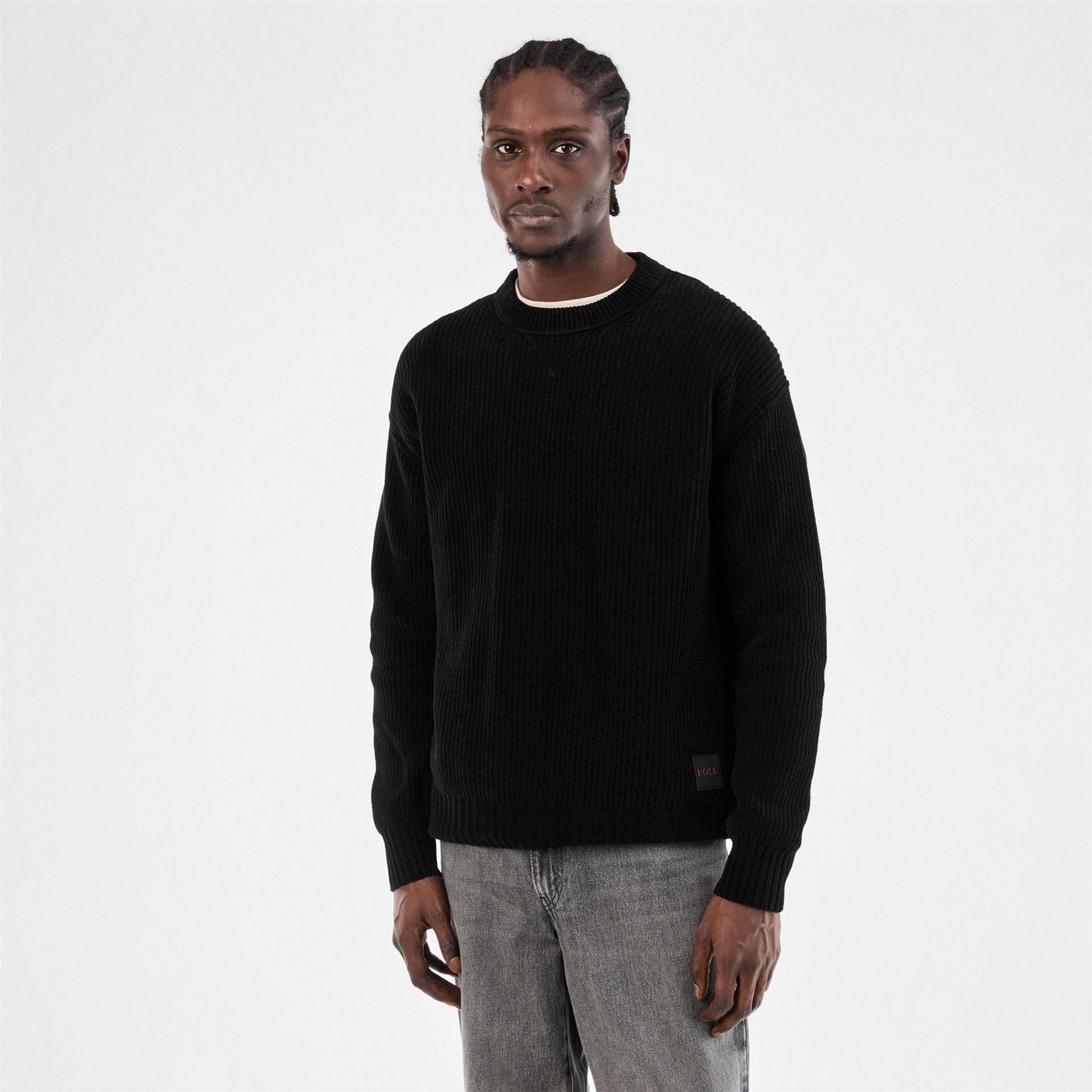 Boss Crew Neck Long Sleeve Regular Fit Sweater