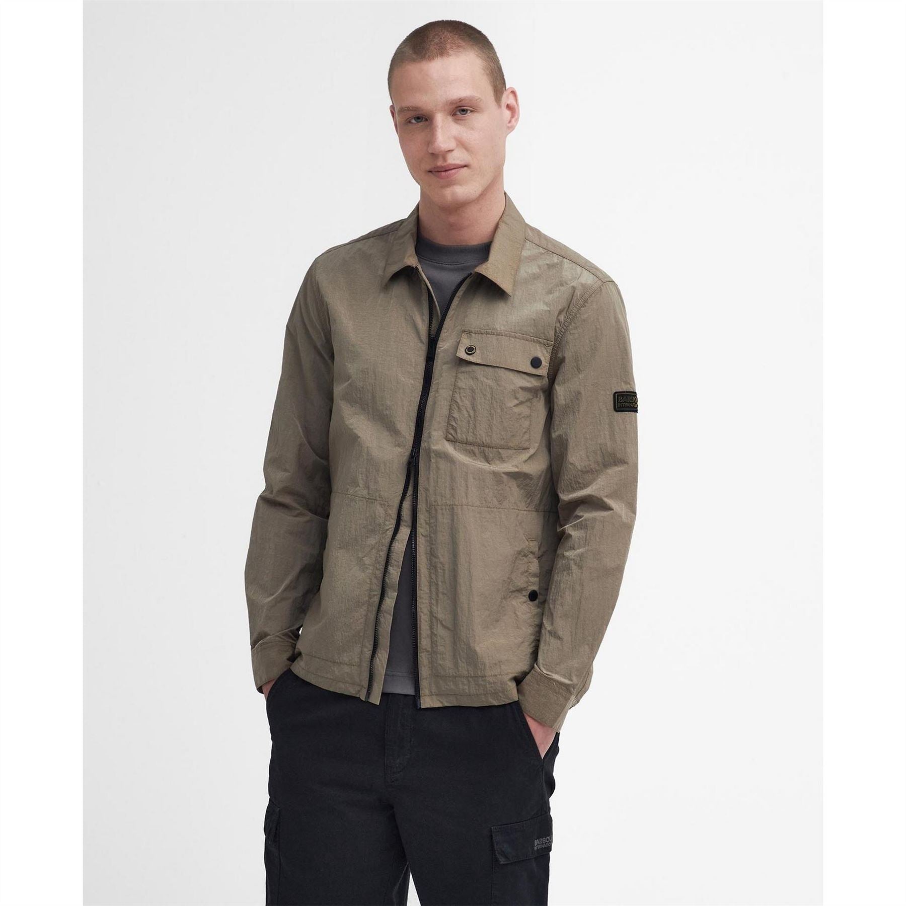 Barbour International Inline Zip Through Overshirt