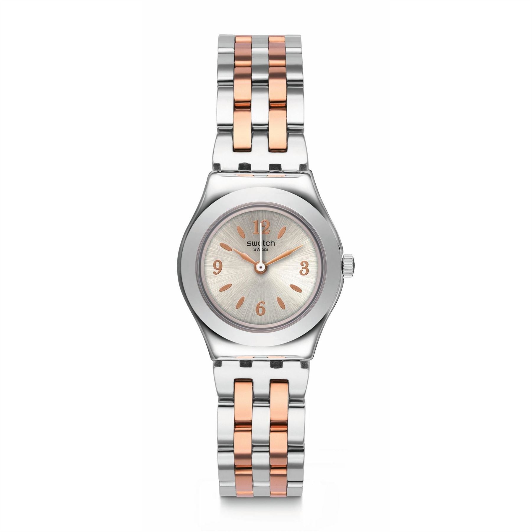 Swatch Irony Two Tone Steel Strap Dress Analogue Watch