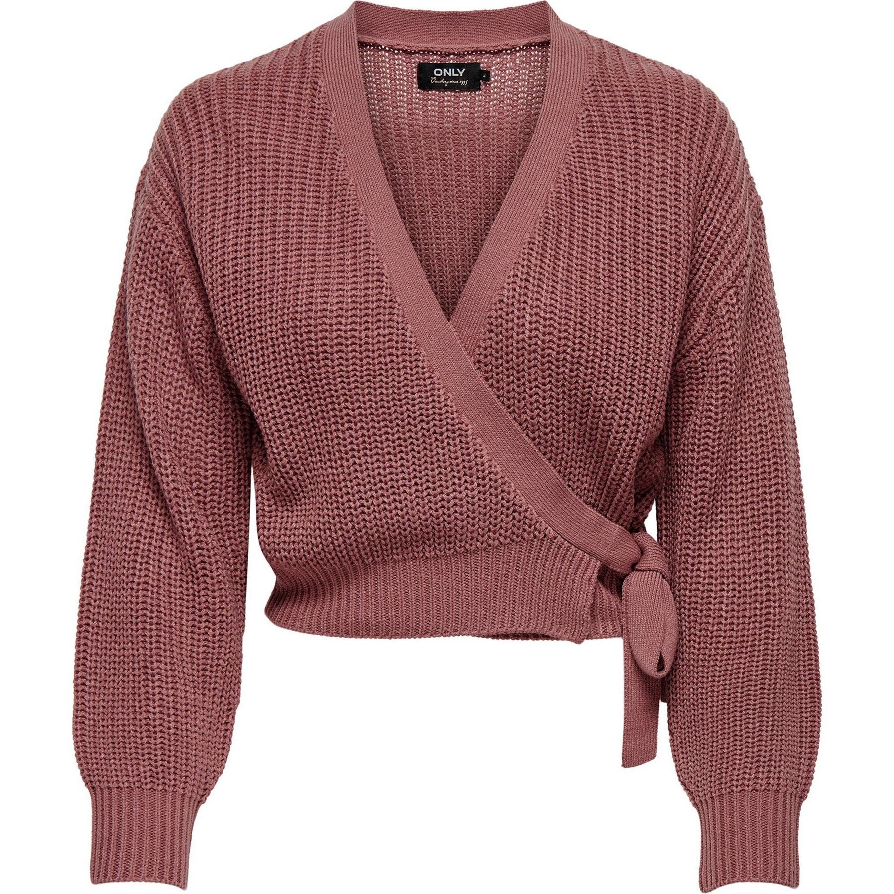Only Cropped V-Neck Relaxed Fit Sweater