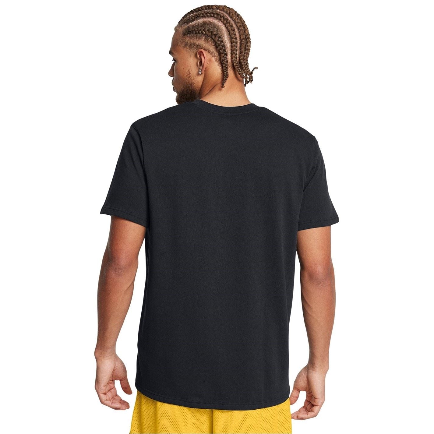 Under Armour Mens Curry Logo Heavyweight T-Shirt