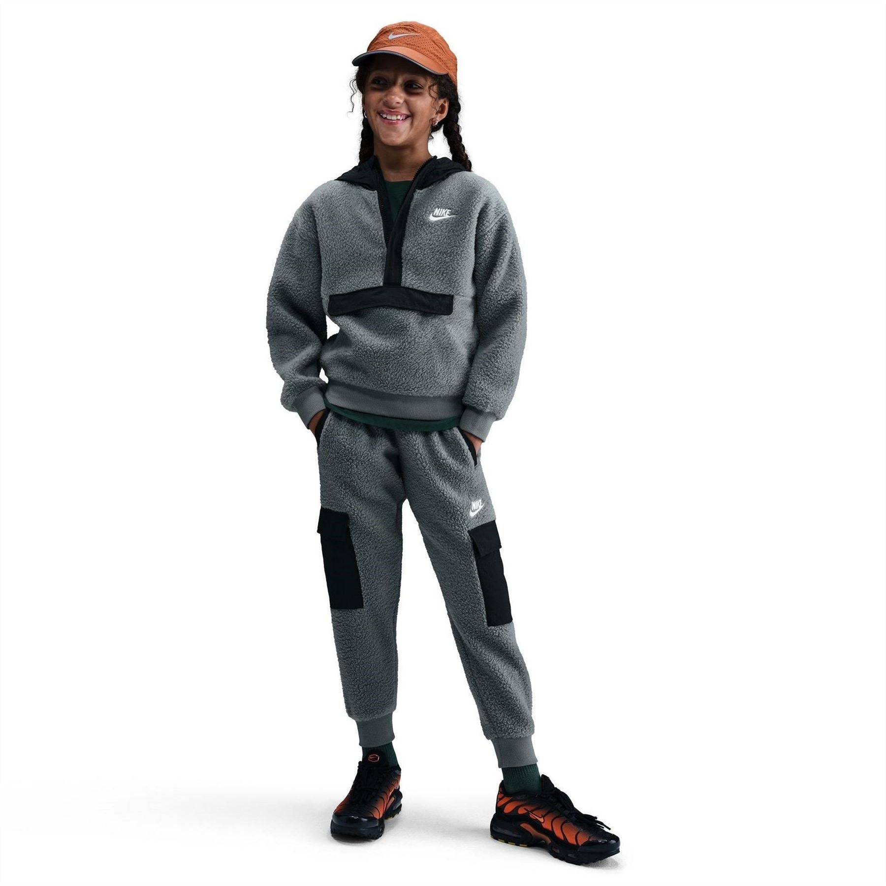 Nike Hooded Neck Long Sleeve Sweatshirt