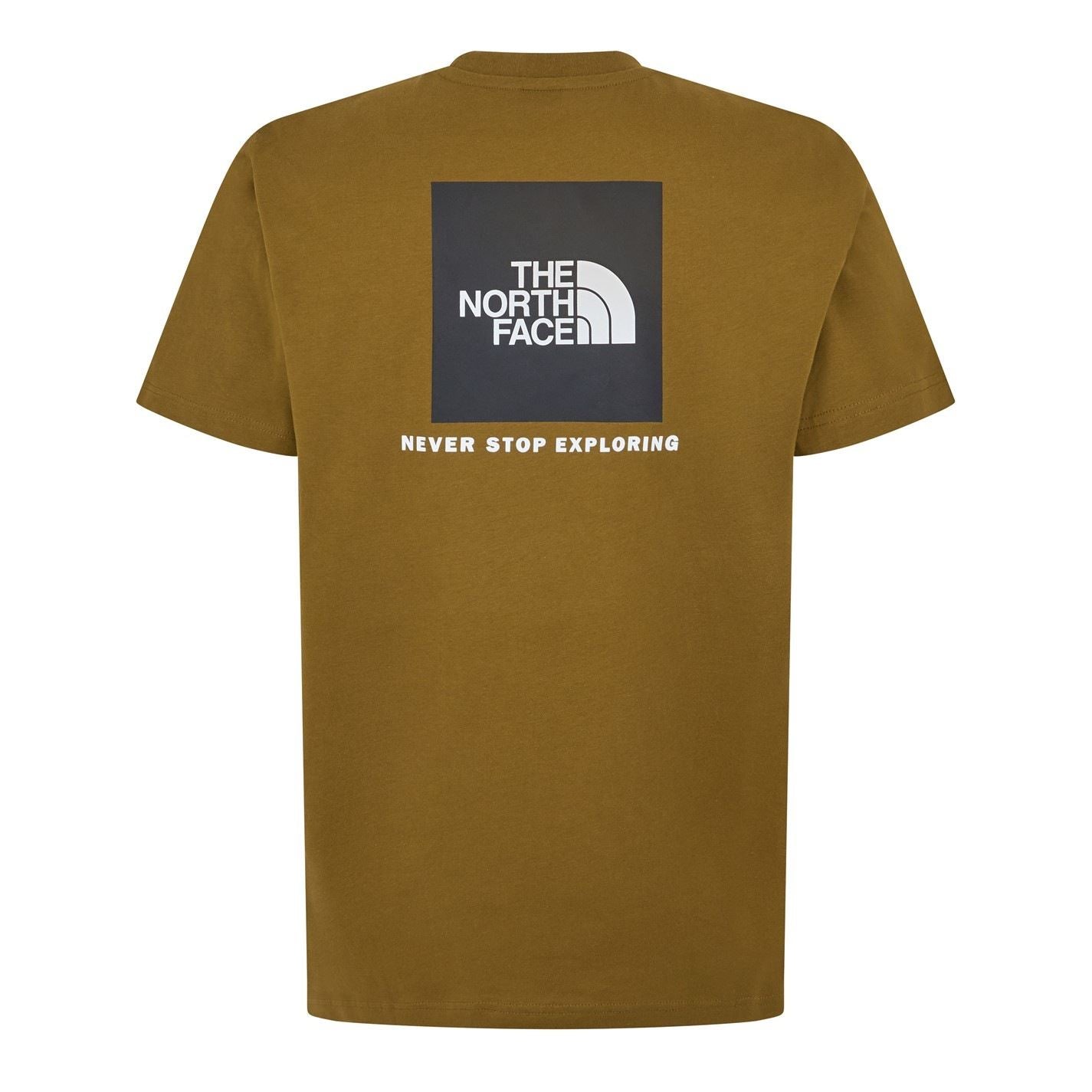 The North Face North Face M S S Box Nse Tee Moss Green Tnf bl